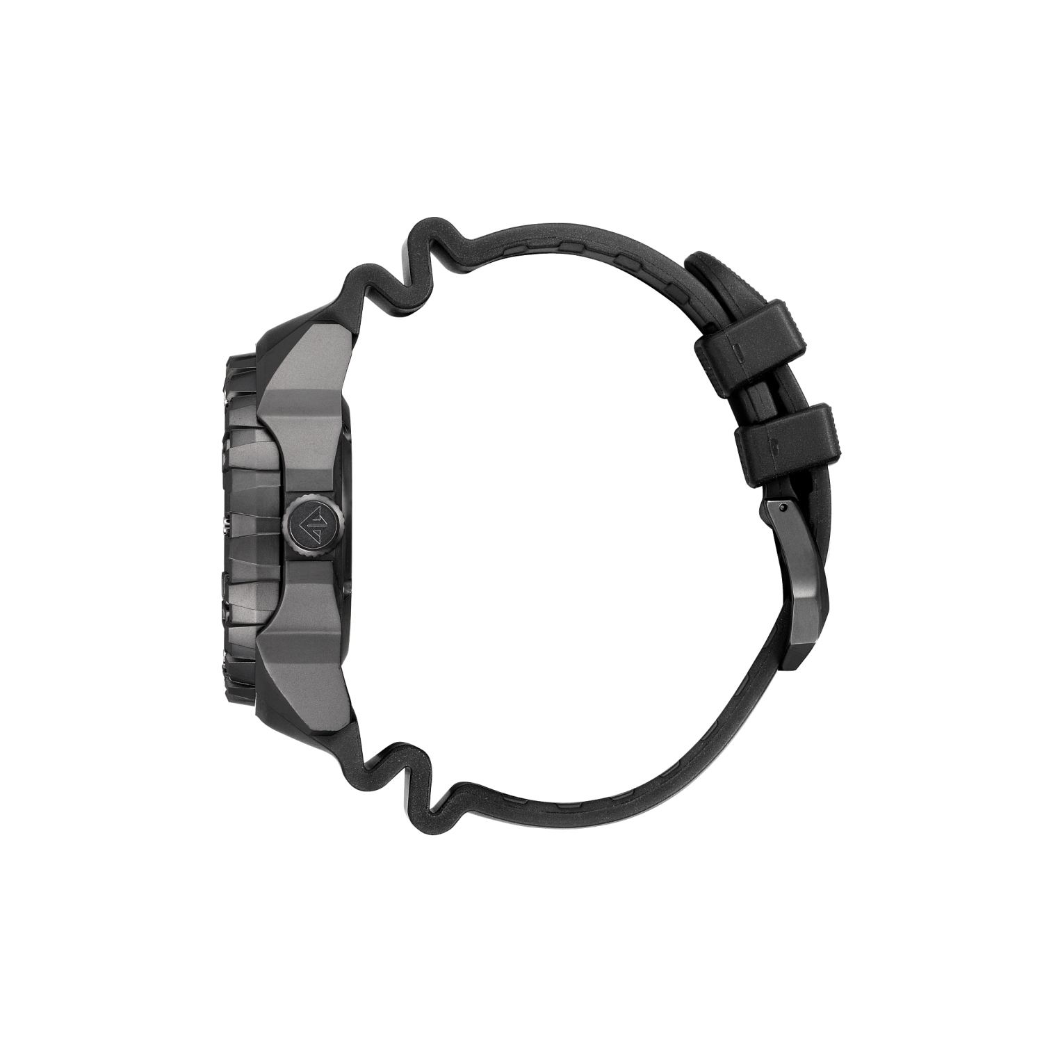 Citizen Mens Promaster Dive Automatic Automatic Watch 46mm Black Super Titanium Case Black Polyurethane Strap with Blue Dial