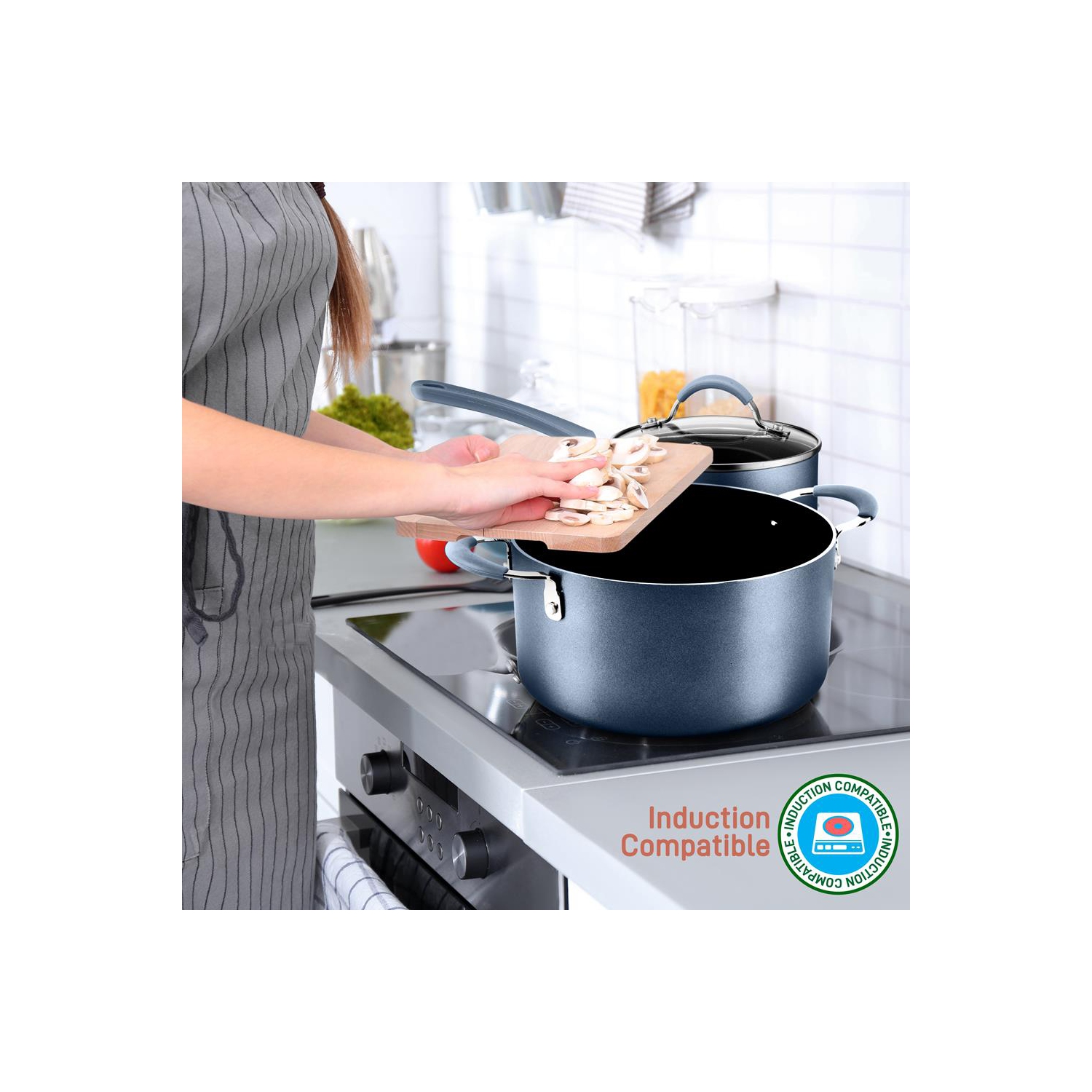 Kitchenware Pots & Pans Set – High-qualified Basic Kitchen Cookware Set, Non-Stick