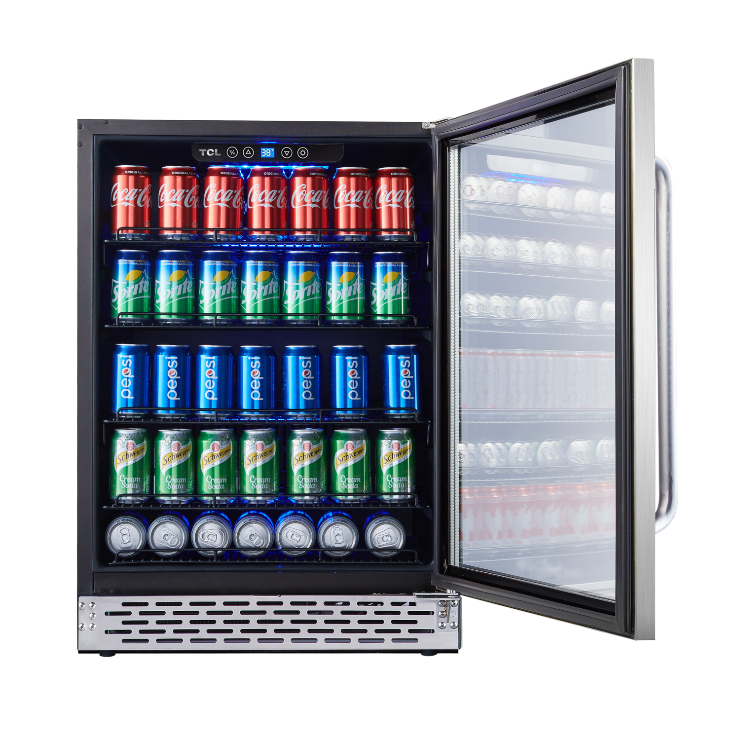 TCL refroidisseur à boissons encastrable ou autonome de 161 canettes de 24 po