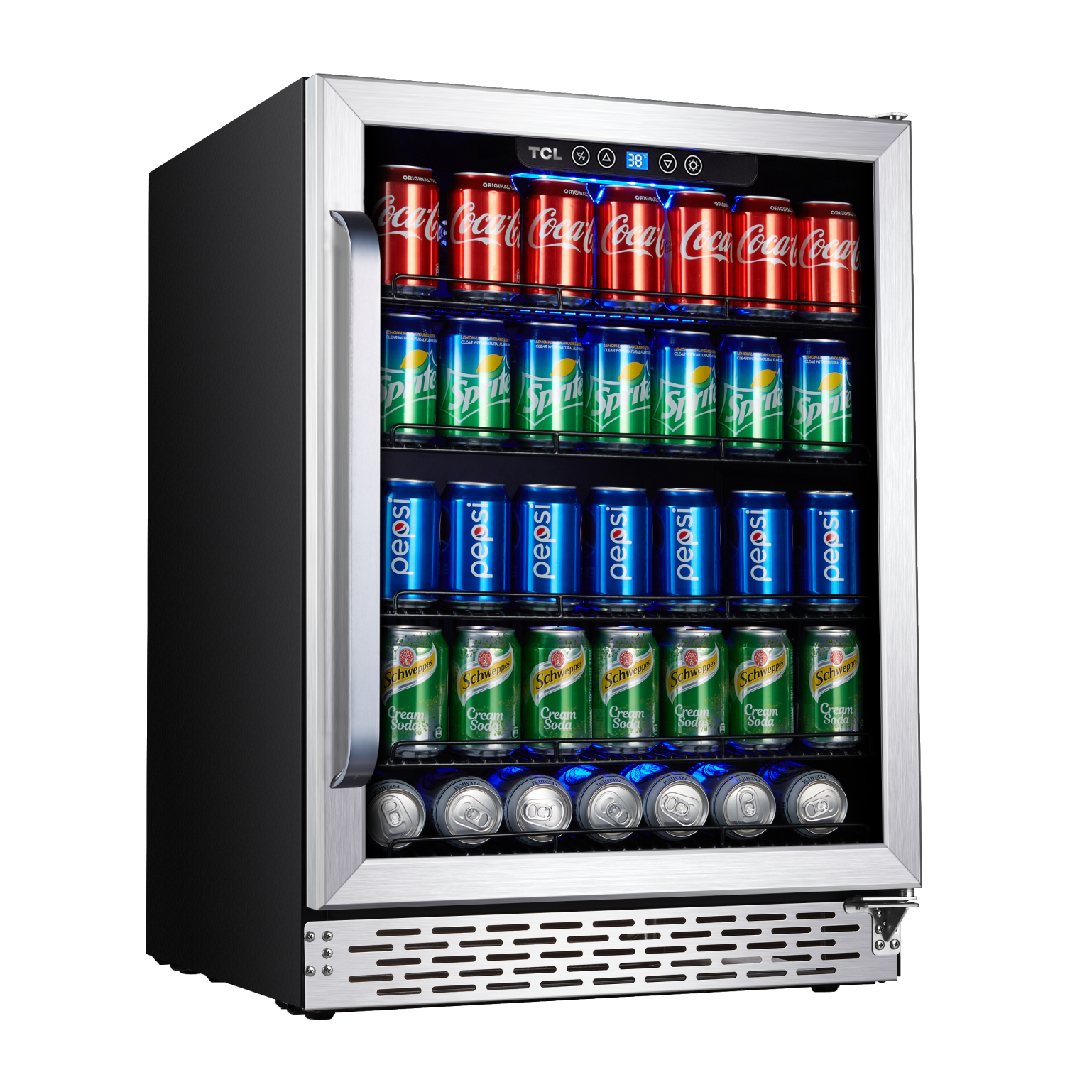 TCL refroidisseur à boissons encastrable ou autonome de 161 canettes de 24 po