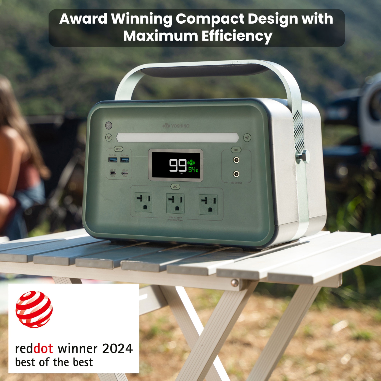 602&nbsp;Wh générateur solaire SSD 9 ports K6SP11 de Yoshino, 660&nbsp;W avec alimentation d'urgence panneau solaire 1 pièces, onde sinusoïdale pure,