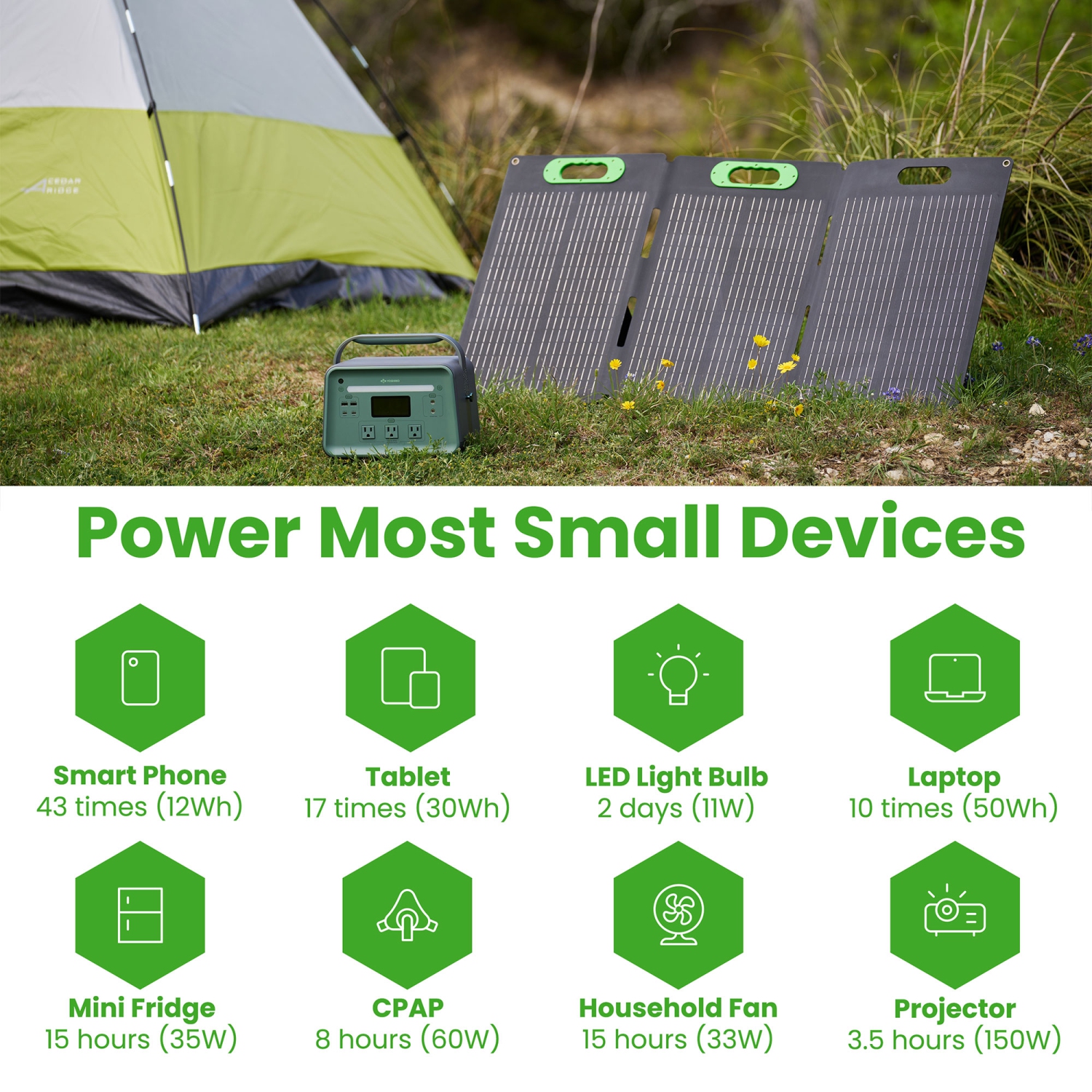 602&nbsp;Wh générateur solaire SSD 9 ports K6SP11 de Yoshino, 660&nbsp;W avec alimentation d'urgence panneau solaire 1 pièces, onde sinusoïdale pure,