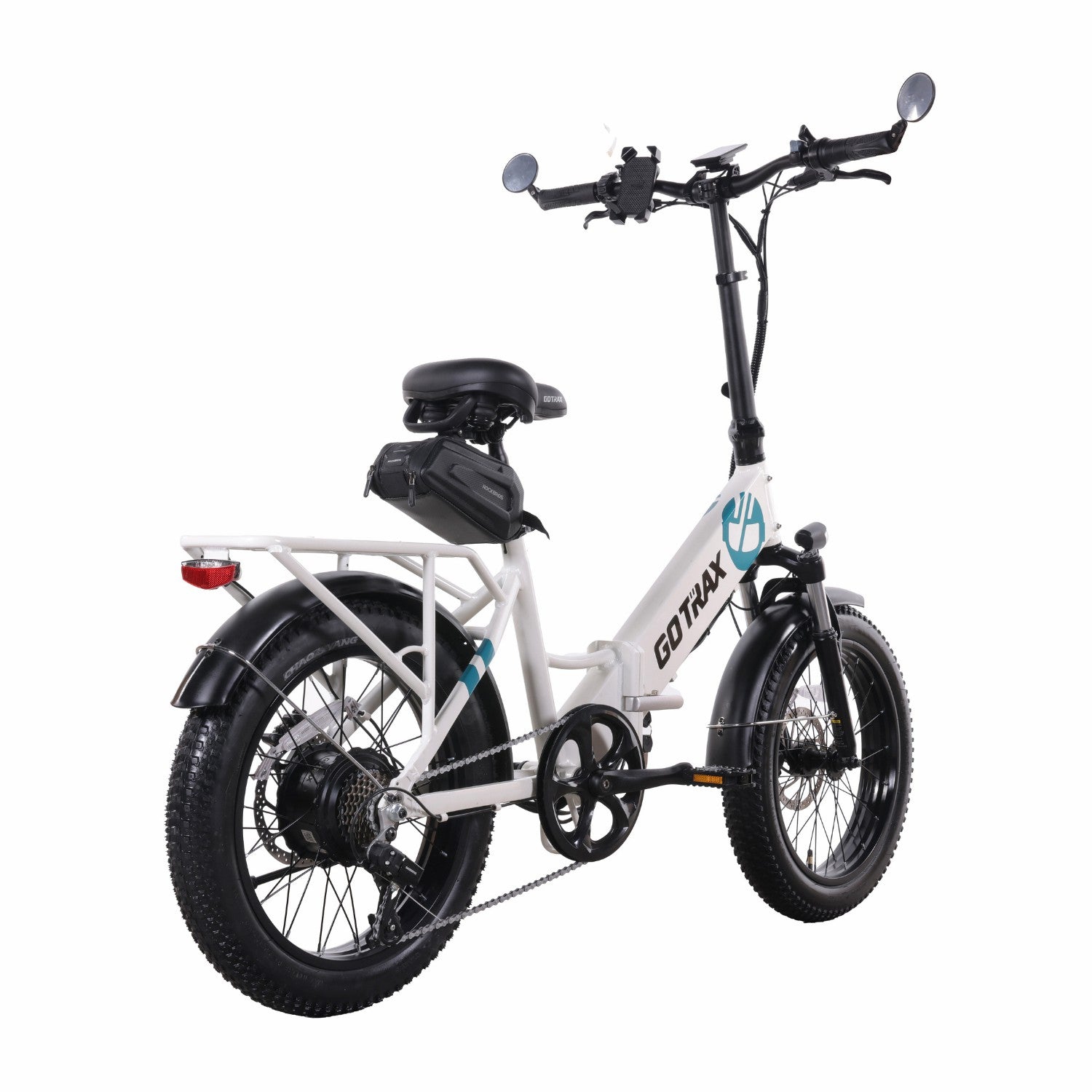 Vélo électrique pliable F2V2 de GOTRAX pour adultes, vélo électrique 500&nbsp;W/48&nbsp;V 10,4&nbsp;Ah/32&nbsp;km/h/64&nbsp;km/vélo à gros pneus de