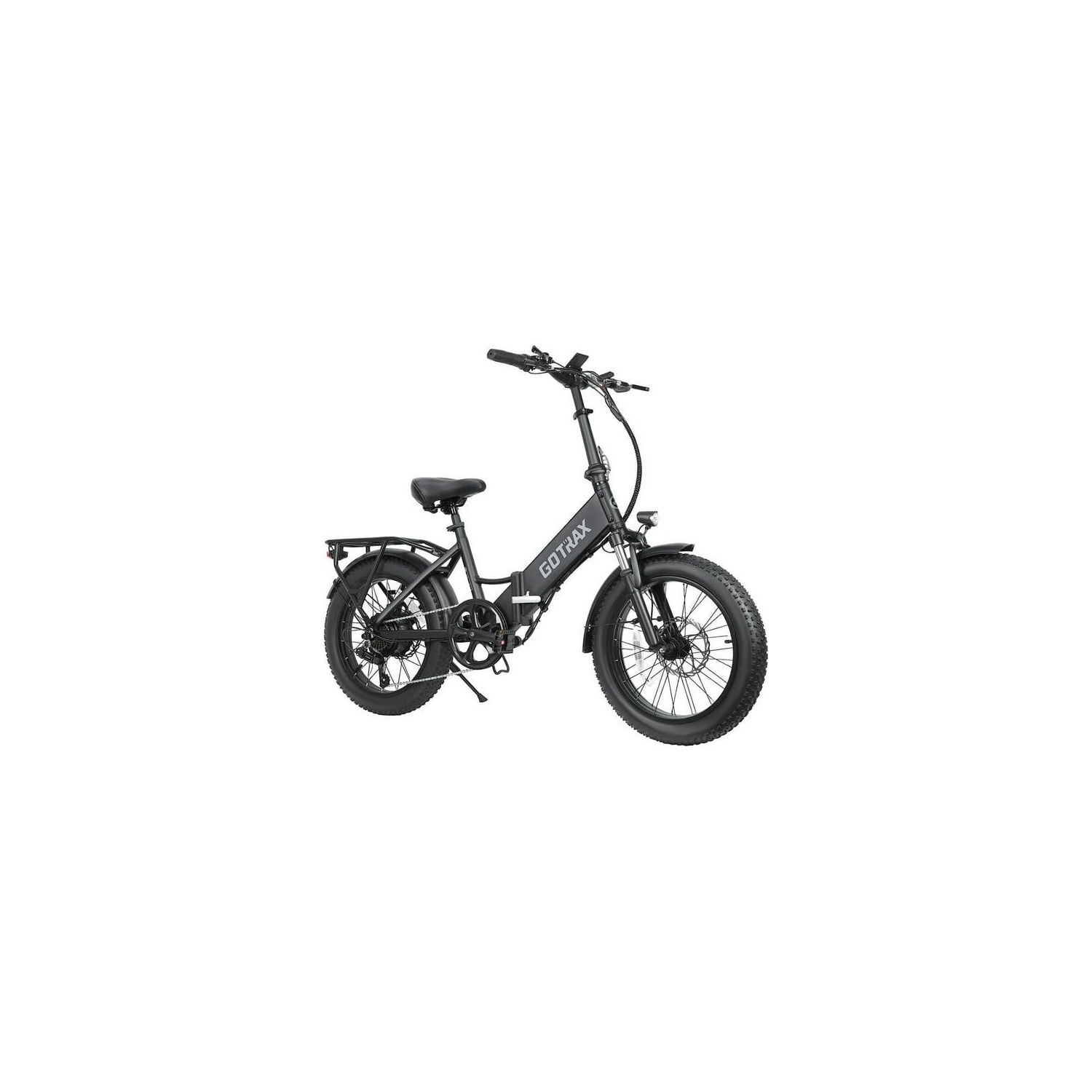 GOTRAX F2 Folding Electric Bike for Adults, 500W/48V/32kph/20" x 3" Fat Tire E-Bike with LCD Display