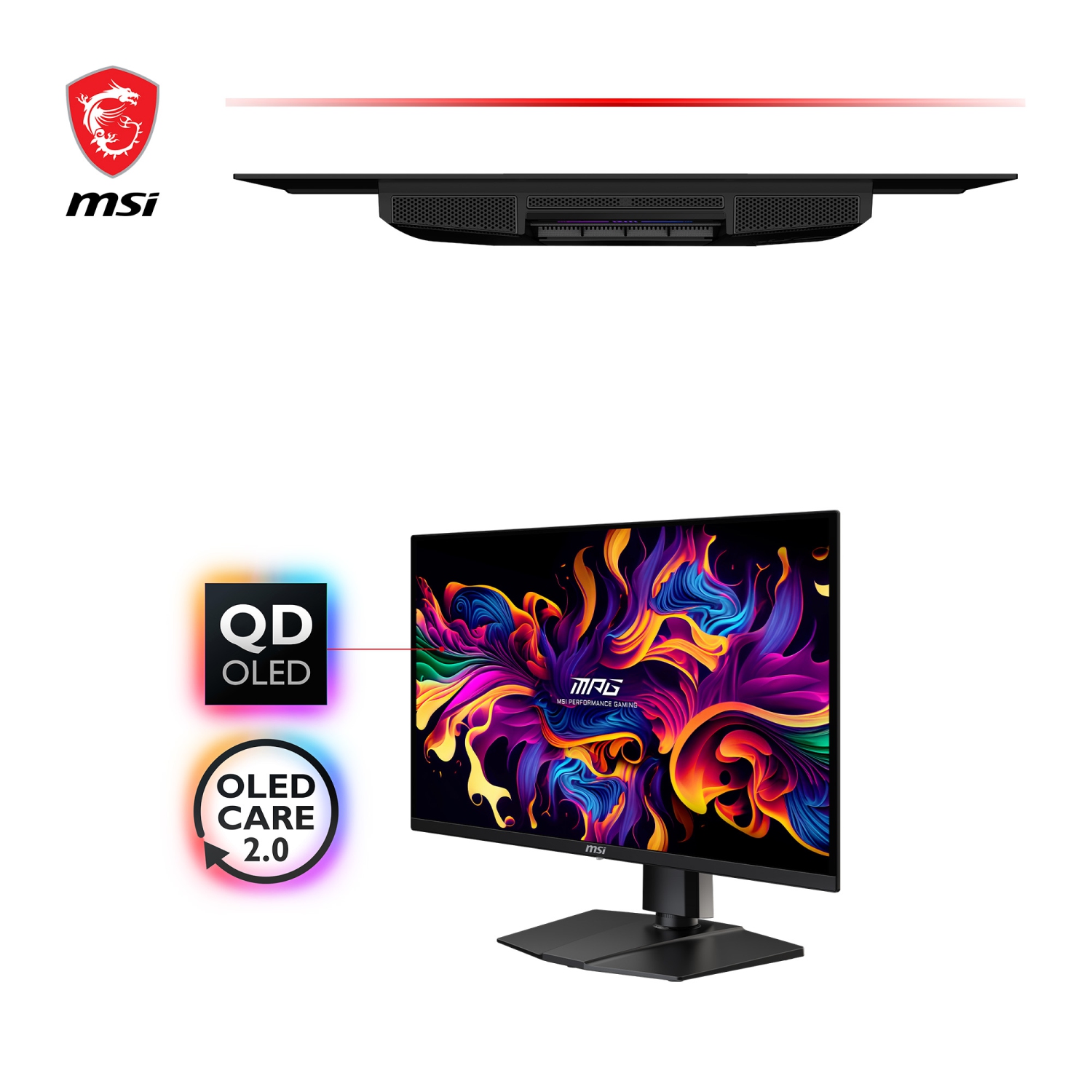 MSI – Moniteur de jeu plat pivotant 240&nbsp;Hz UHD 4K 0,03&nbsp;ms 16:9 QD-OLED, hauteur pivotante, 32&nbsp;po, MAG 321-X QD-OLED