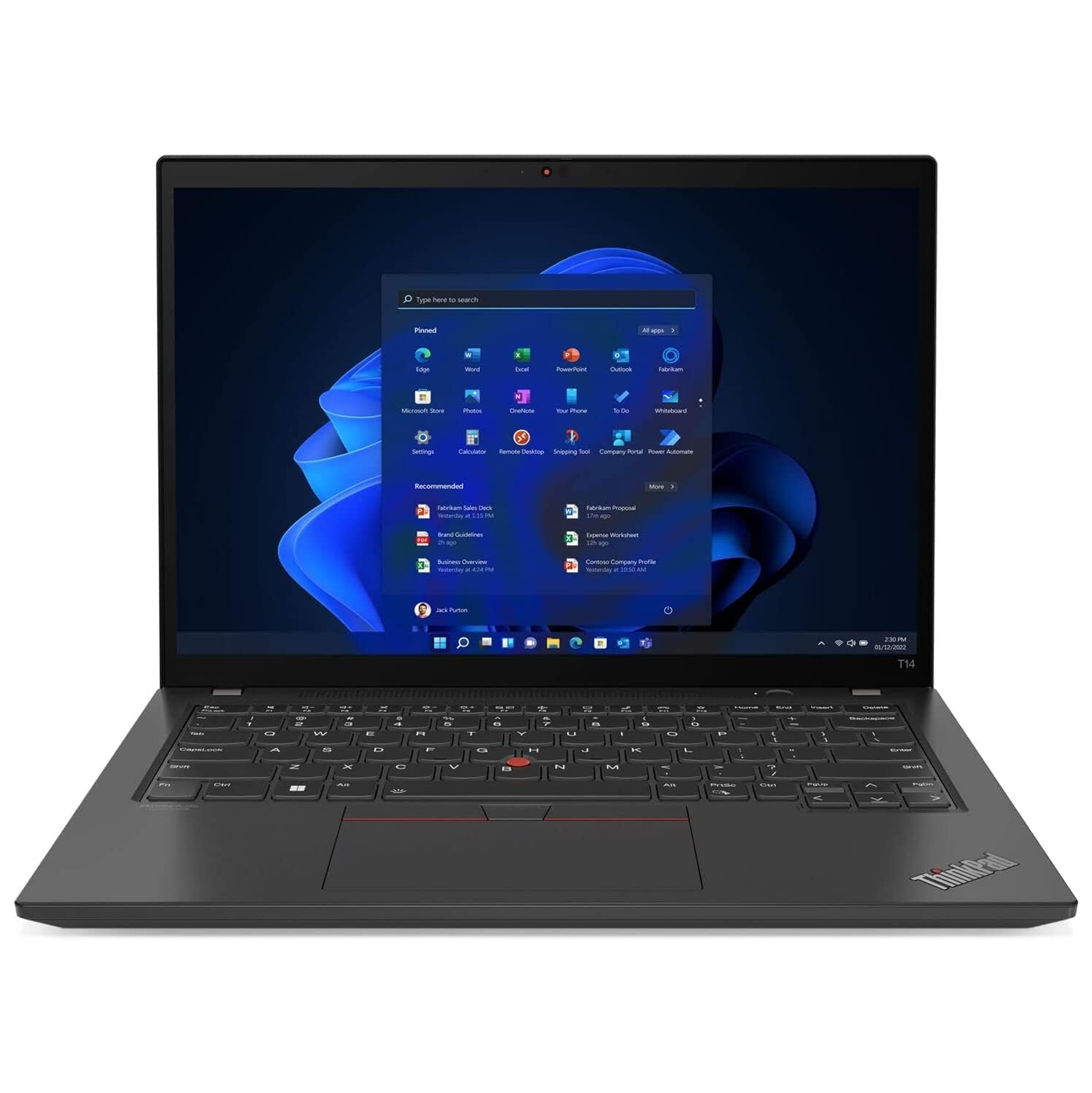 Lenovo ThinkPad T14s Gen 3 14" 1920 x 1200 WUXGA Touch i7-1270P 32GB RAM 512GB SSD Window 10 Pro Refurbished Excellent