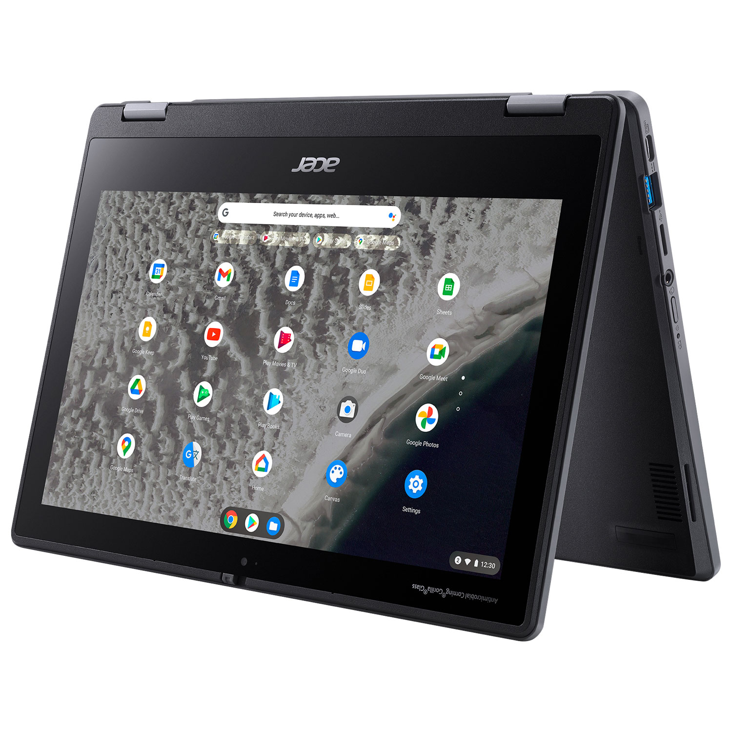 Acer 11.6" Touchscreen 2-in-1 Chromebook - Black (Intel Celeron N4500/128GB/8GB RAM/ChromeOS)