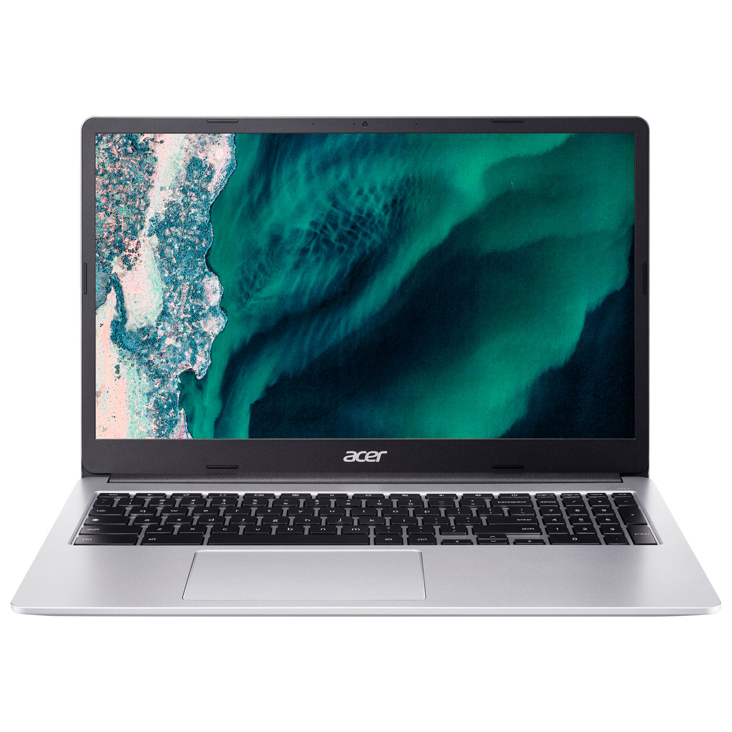 Acer 15.6" Chromebook - Silver (Intel Celeron N4500/128GB/8GB RAM/ChromeOS)