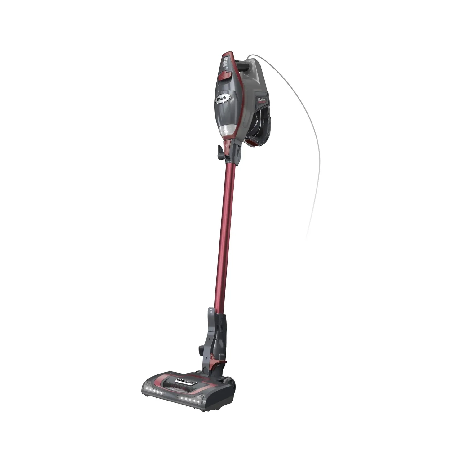 Shark HV370C Rocket Pro Corded Stick Vacuum, Removable Hand Vacuum, Advanced Swivel Steering, XL Cup, Crevice Tool, Upholstery Tool & Anti-Allergen Dust Brush, Comet Red (Canadian