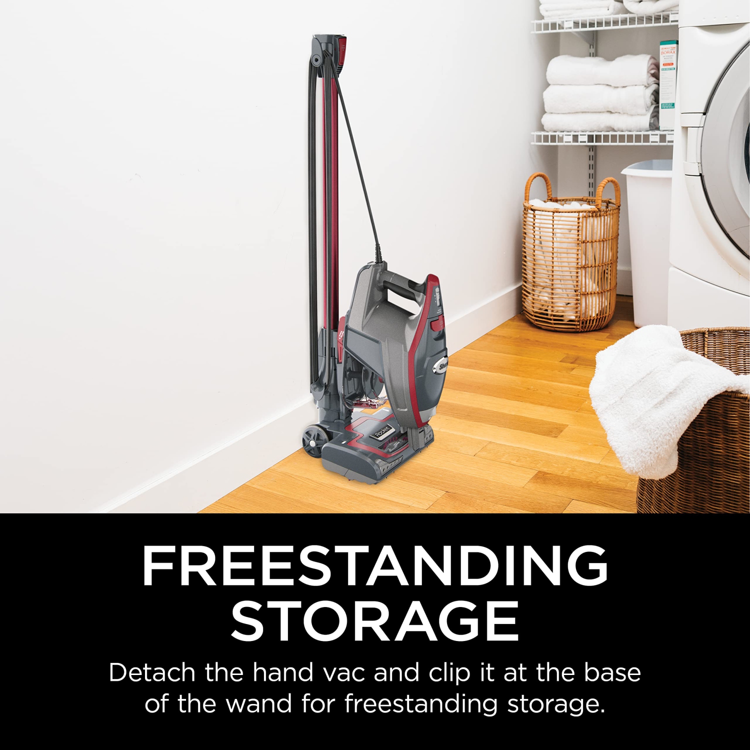 Shark HV370C Rocket Pro Corded Stick Vacuum, Removable Hand Vacuum, Advanced Swivel Steering, XL Cup, Crevice Tool, Upholstery Tool & Anti-Allergen