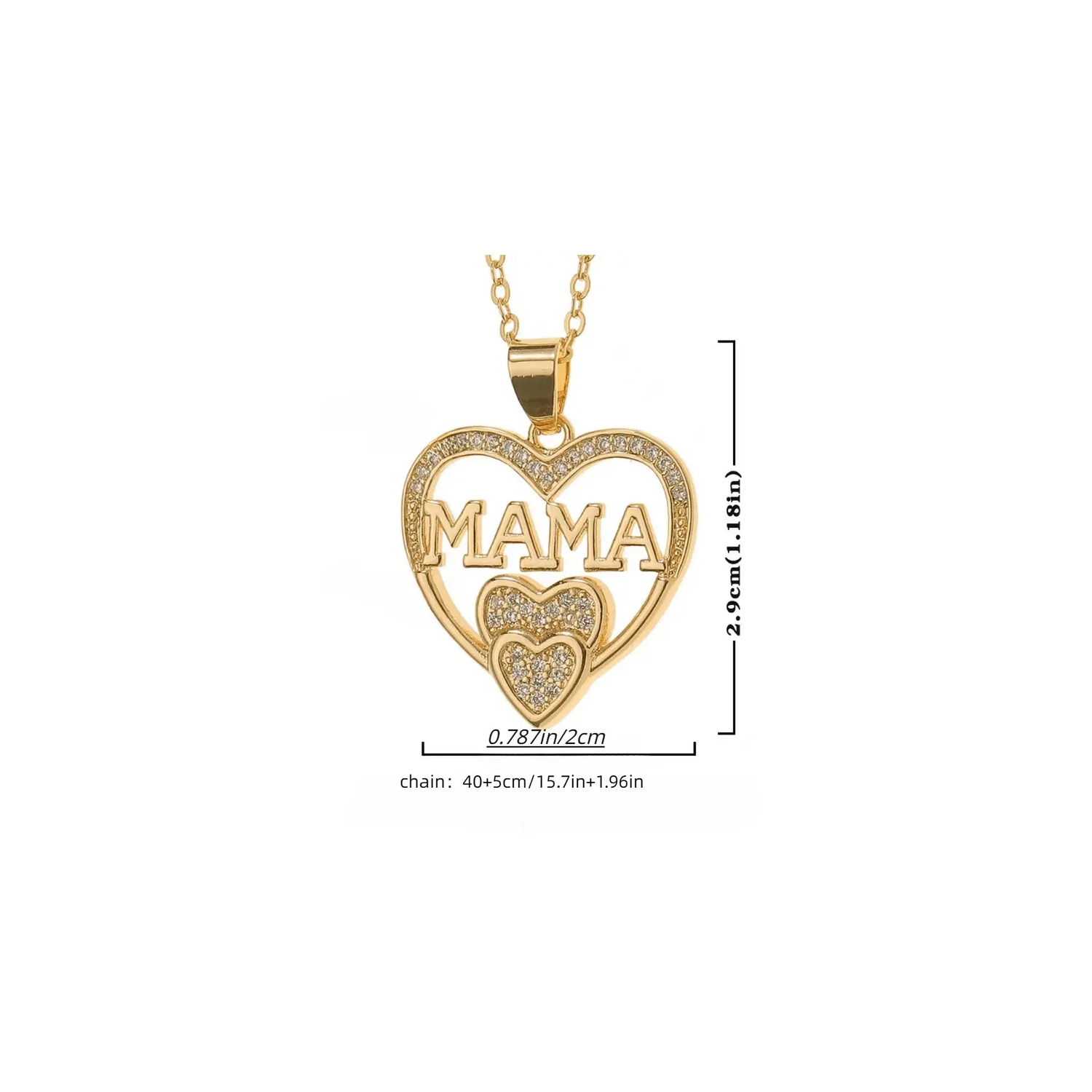 Show Mom You Care: Love Pendant Necklace