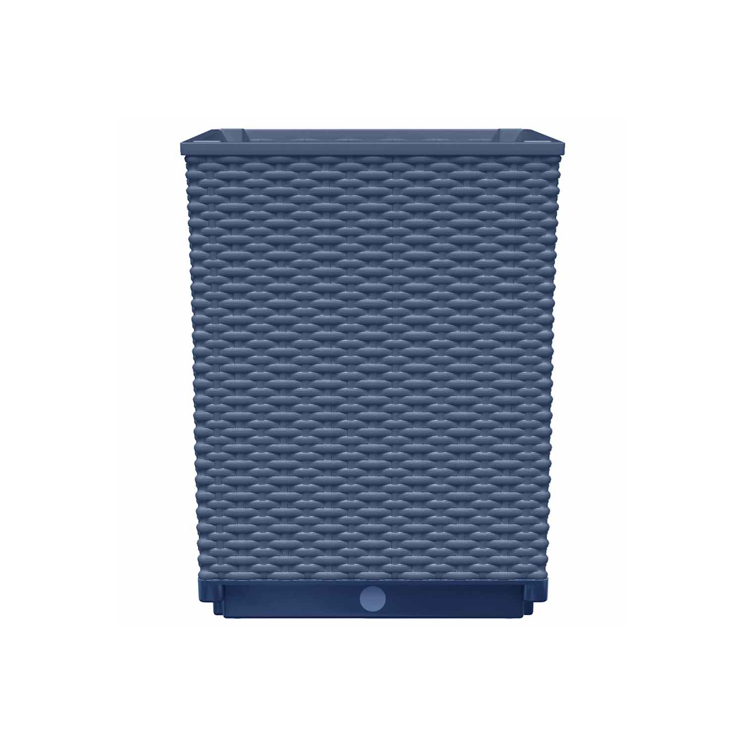 vidaXL Planters 2 pcs Blue Grey 30x30x37 cm Polypropylene