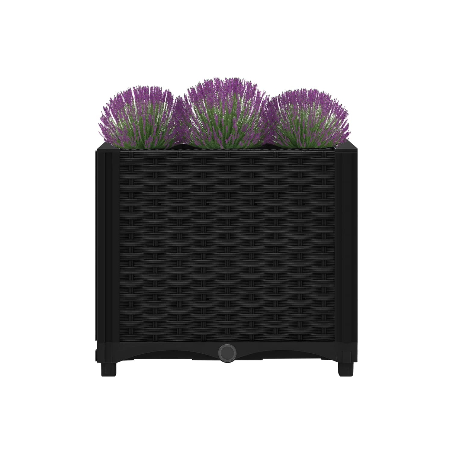 vidaXL Raised Bed 15.7"x15.7"x15" Polypropylene