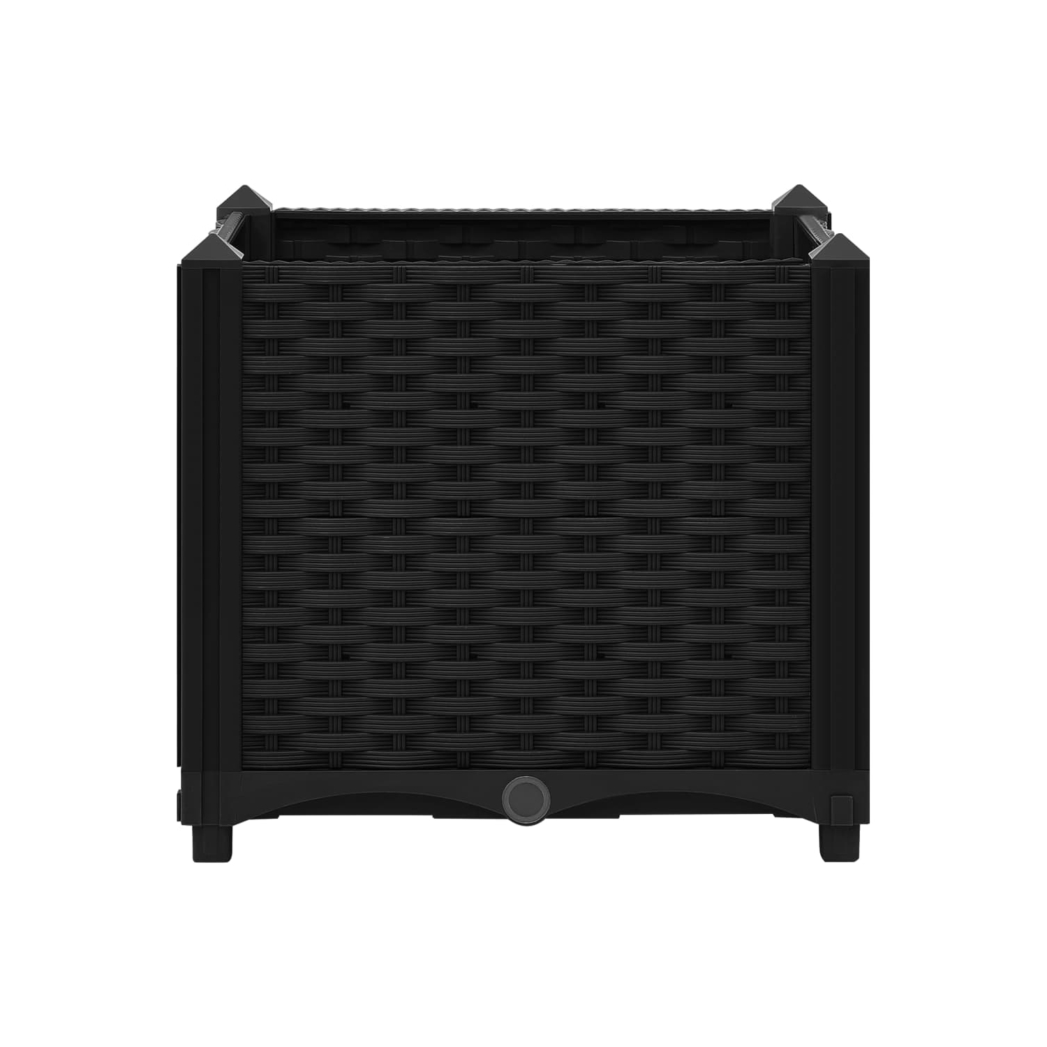 vidaXL Raised Bed 15.7"x15.7"x15" Polypropylene