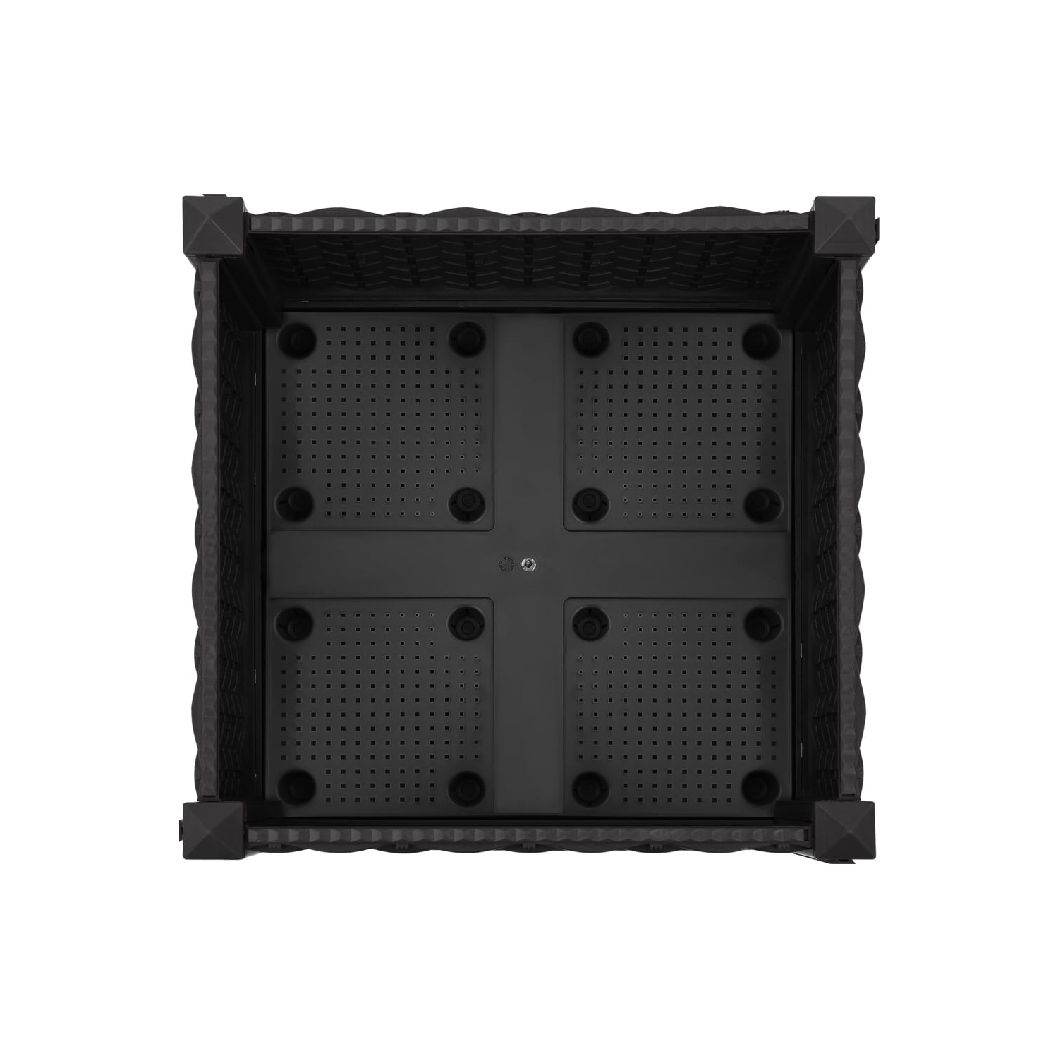 vidaXL Raised Bed 15.7"x15.7"x9.1" Polypropylene