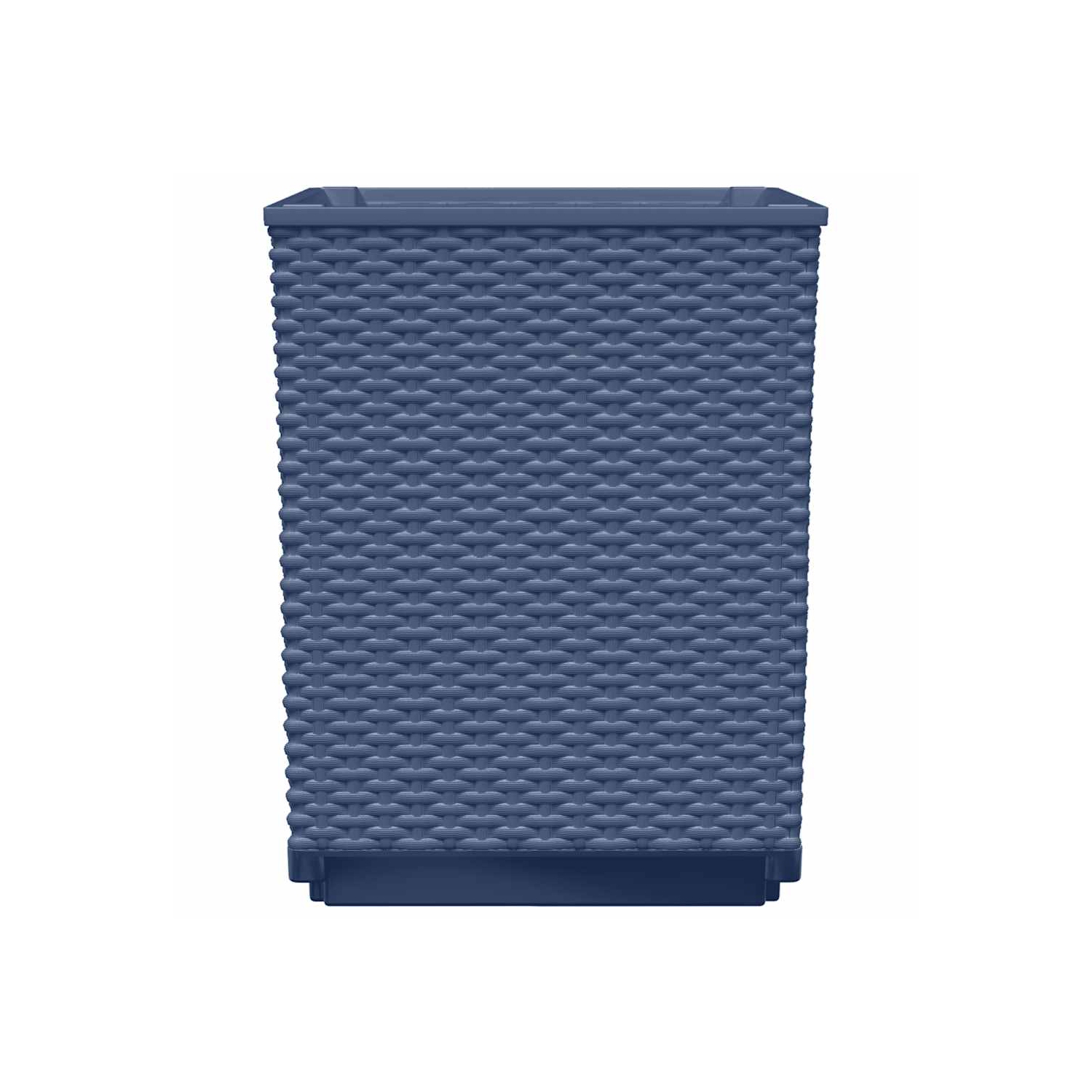 Jardinières vidaXL 4 pièces Bleu Gris 30 x 30 x 37&nbsp;cm Polypropylène