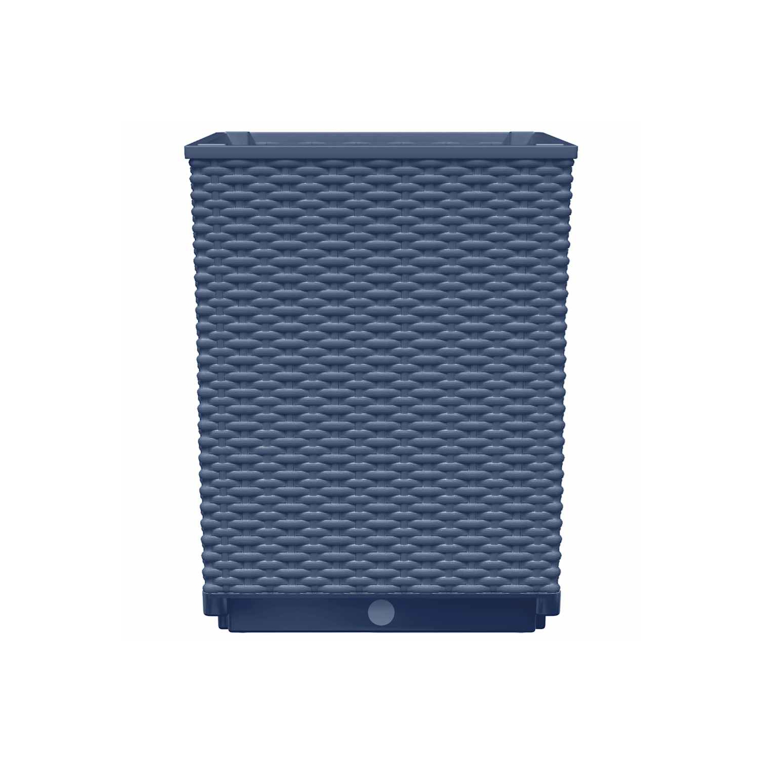 Jardinières vidaXL 4 pièces Bleu Gris 30 x 30 x 37&nbsp;cm Polypropylène