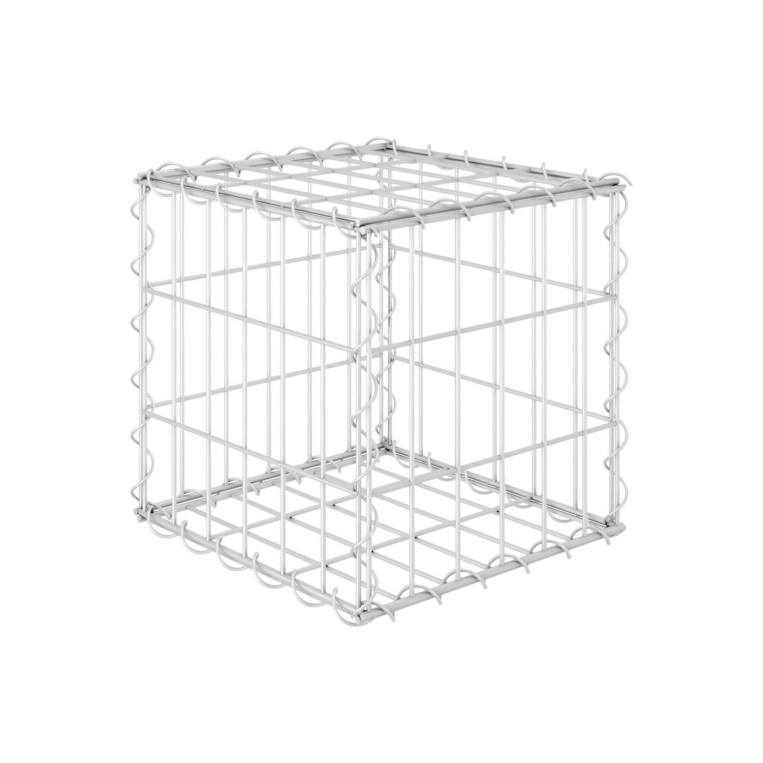 vidaXL Cube Gabion Raised Bed Steel Wire 11.8"x11.8"x11.8"