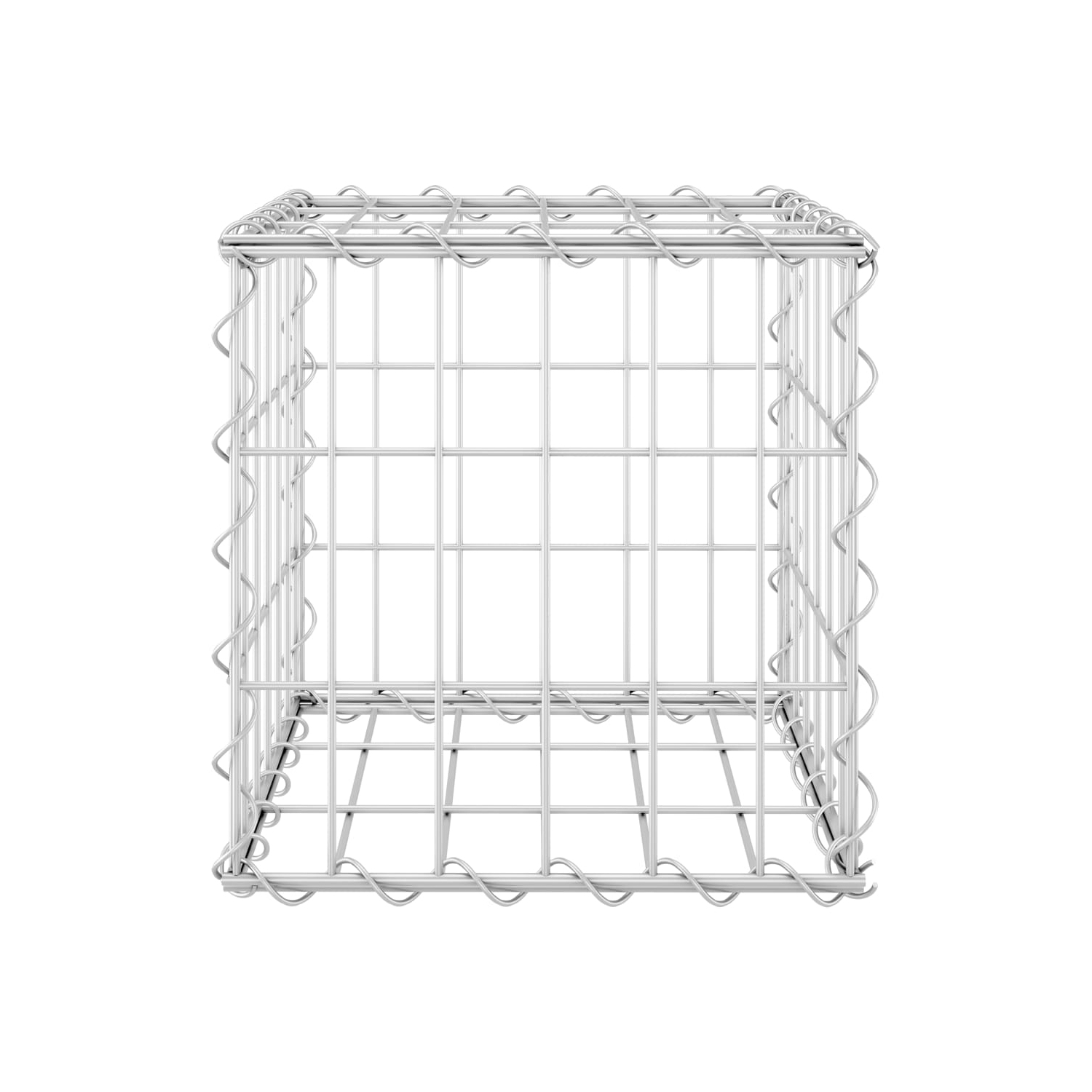 vidaXL Cube Gabion Raised Bed Steel Wire 11.8"x11.8"x11.8"
