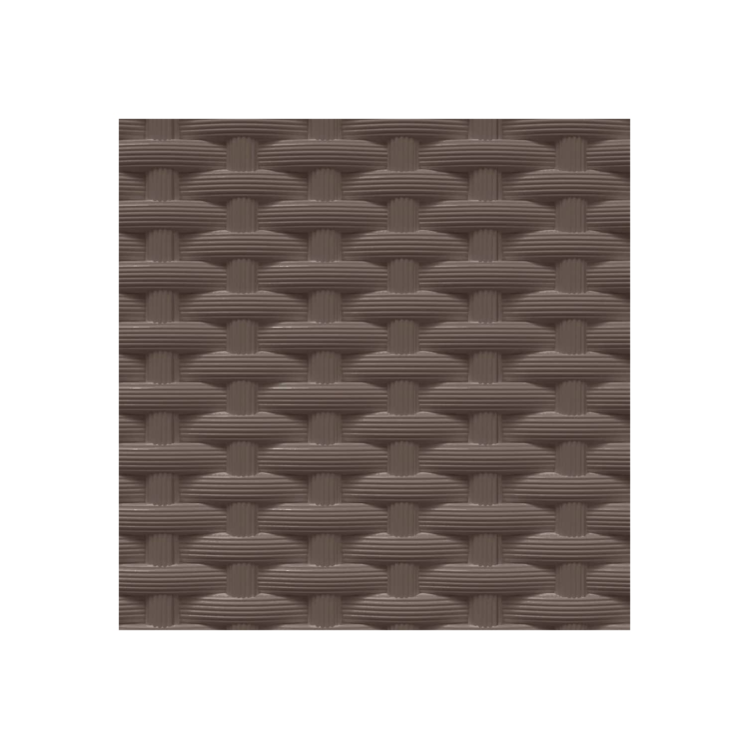 vidaXL Planters 2 pcs Brown 30x30x37 cm Polypropylene