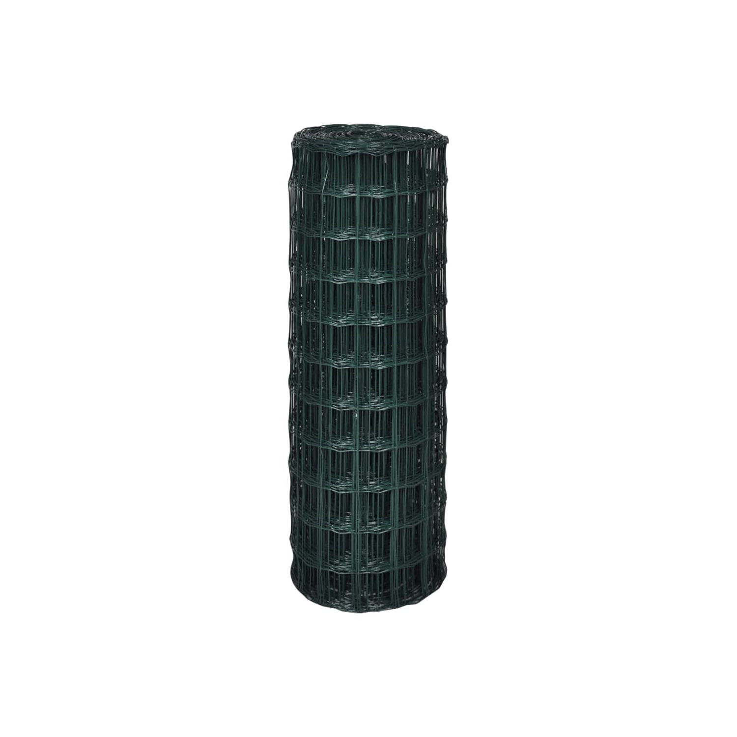 vidaXL Euro Fence Steel 25x1.0 m Green