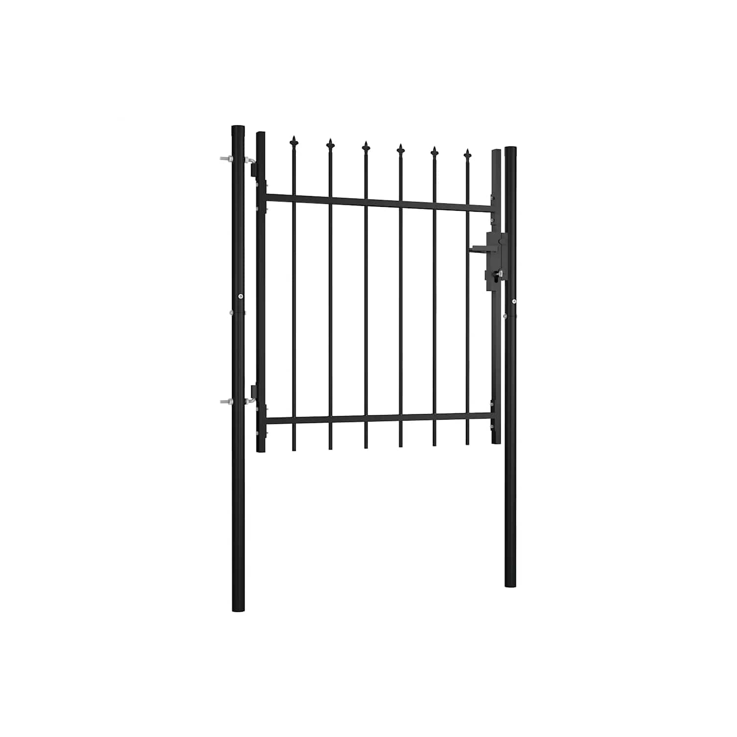 vidaXL Door Fence Gate with Spear Top 100x75 cm