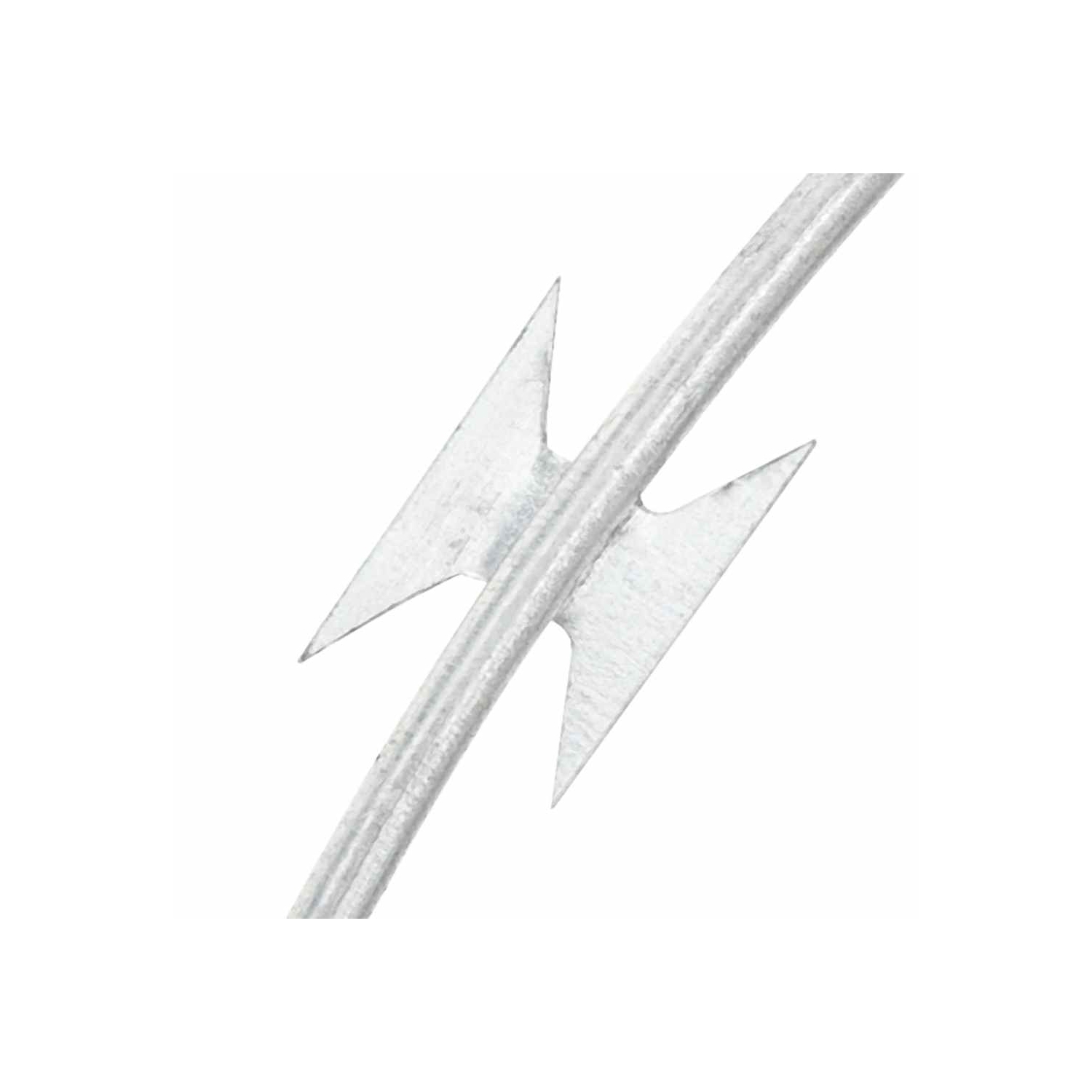 vidaXL NATO Razor Fence, Concertina Wire for Outdoor, Weather-Resistant, Galvanized Steel 197''