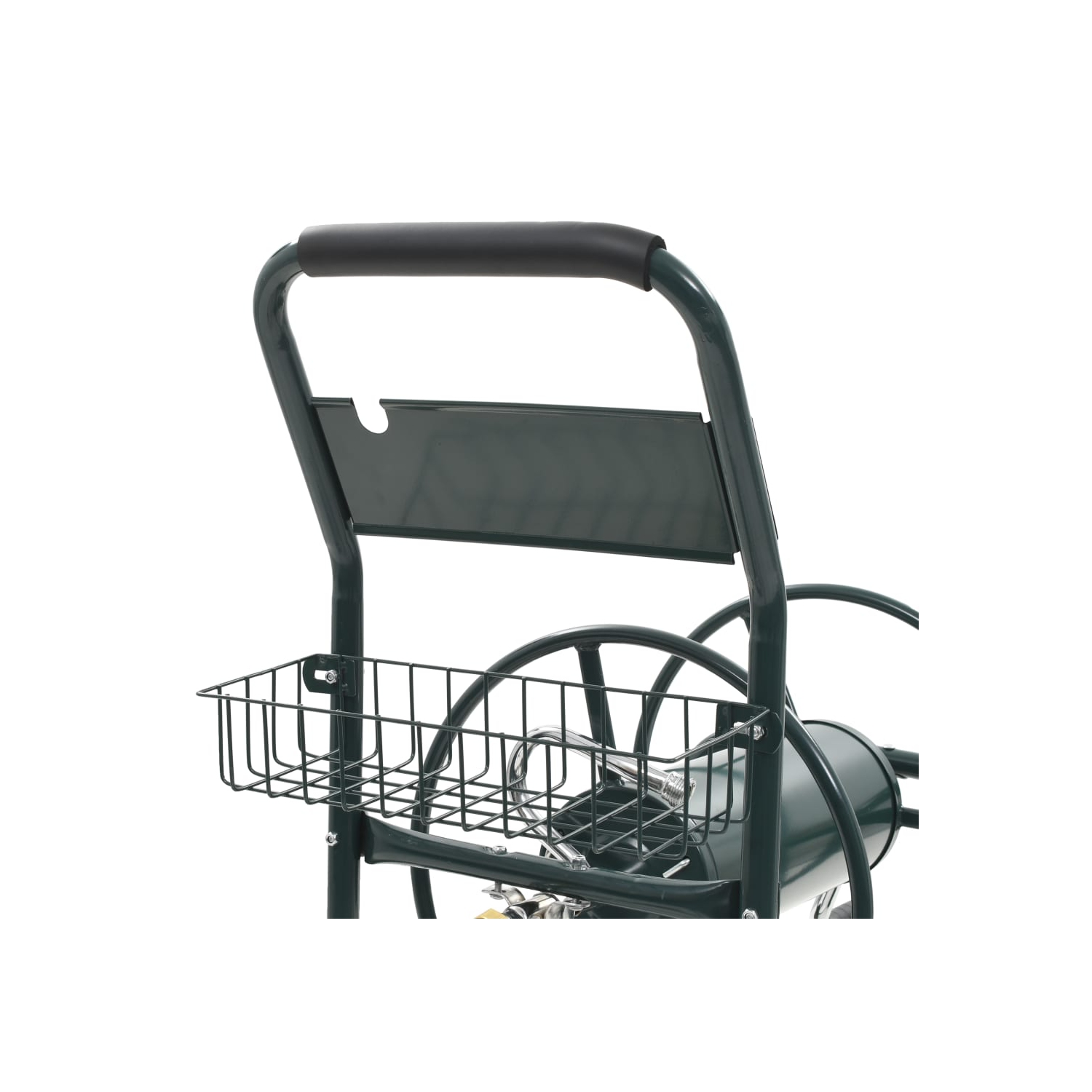 vidaXL Garden Hose Trolley with 1/2" Hose Connector 246ft Steel