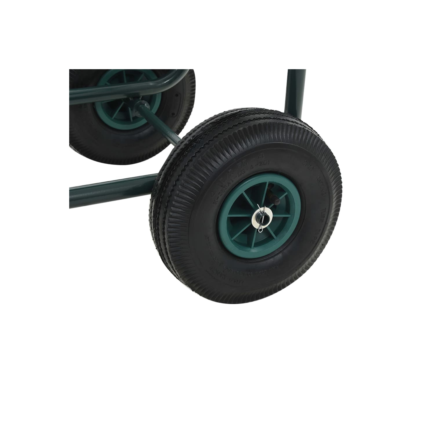 vidaXL Garden Hose Trolley with 1/2" Hose Connector 246ft Steel