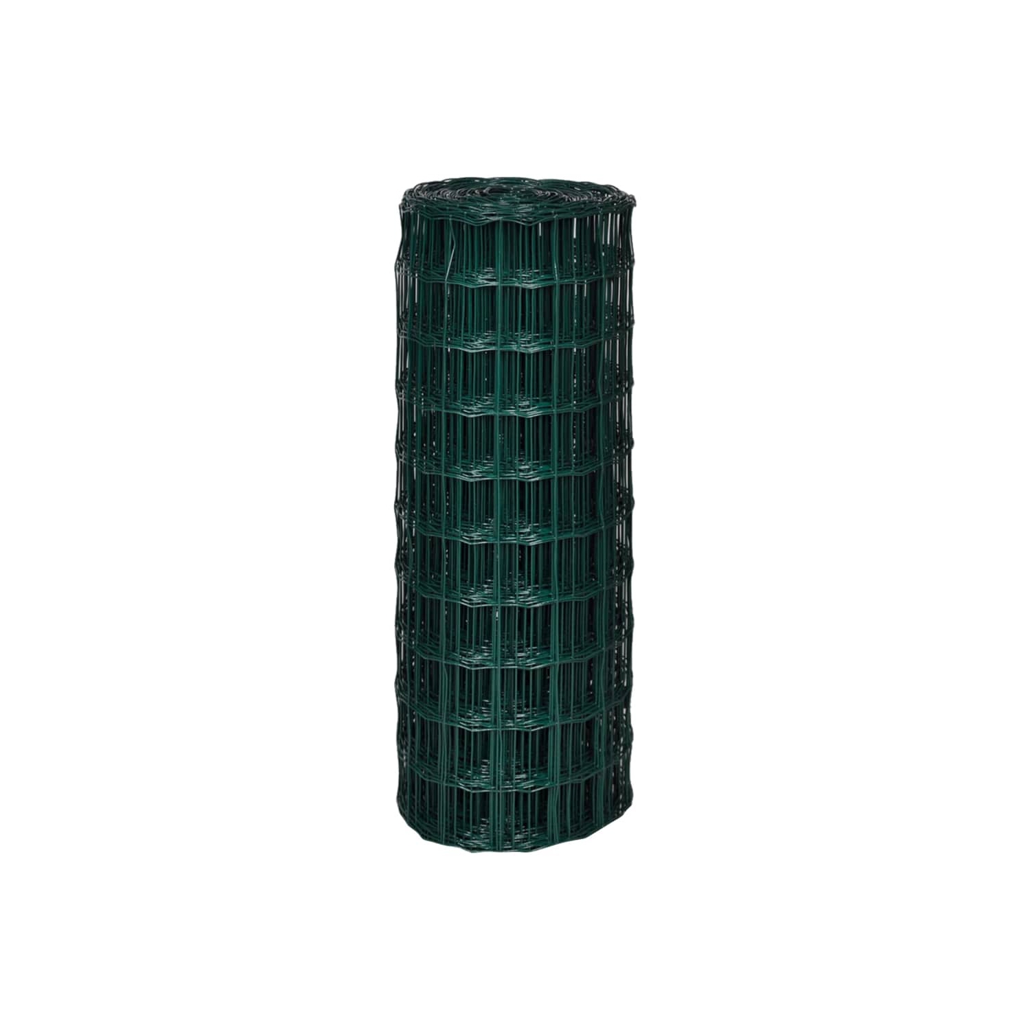 vidaXL Euro Fence Steel 10x1.0 m Green