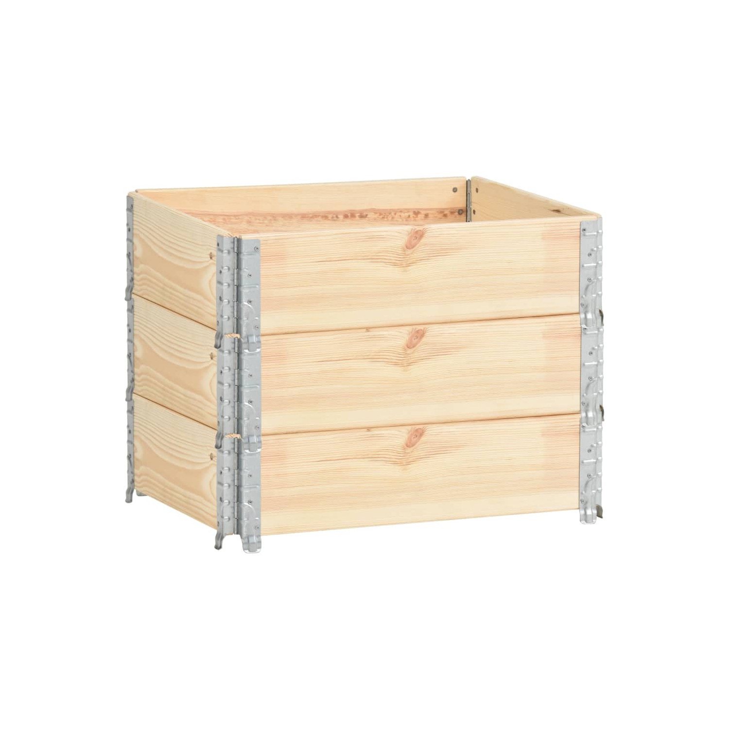 VidaXL – Collars de palette, 3 pièces, 60 x 80&nbsp;cm, bois de pin massif