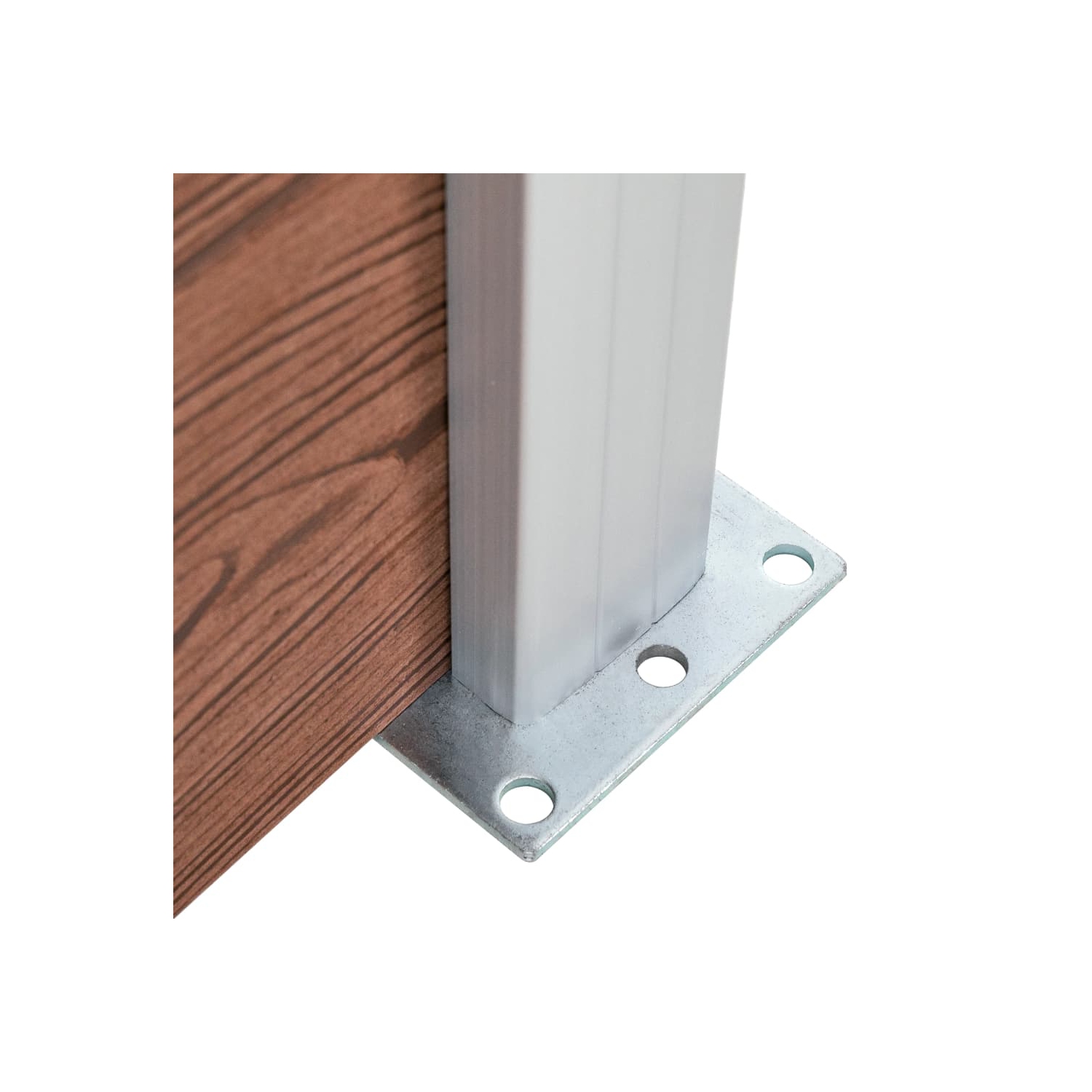 vidaXL Fence Panel WPC 95x(105-180) cm Brown