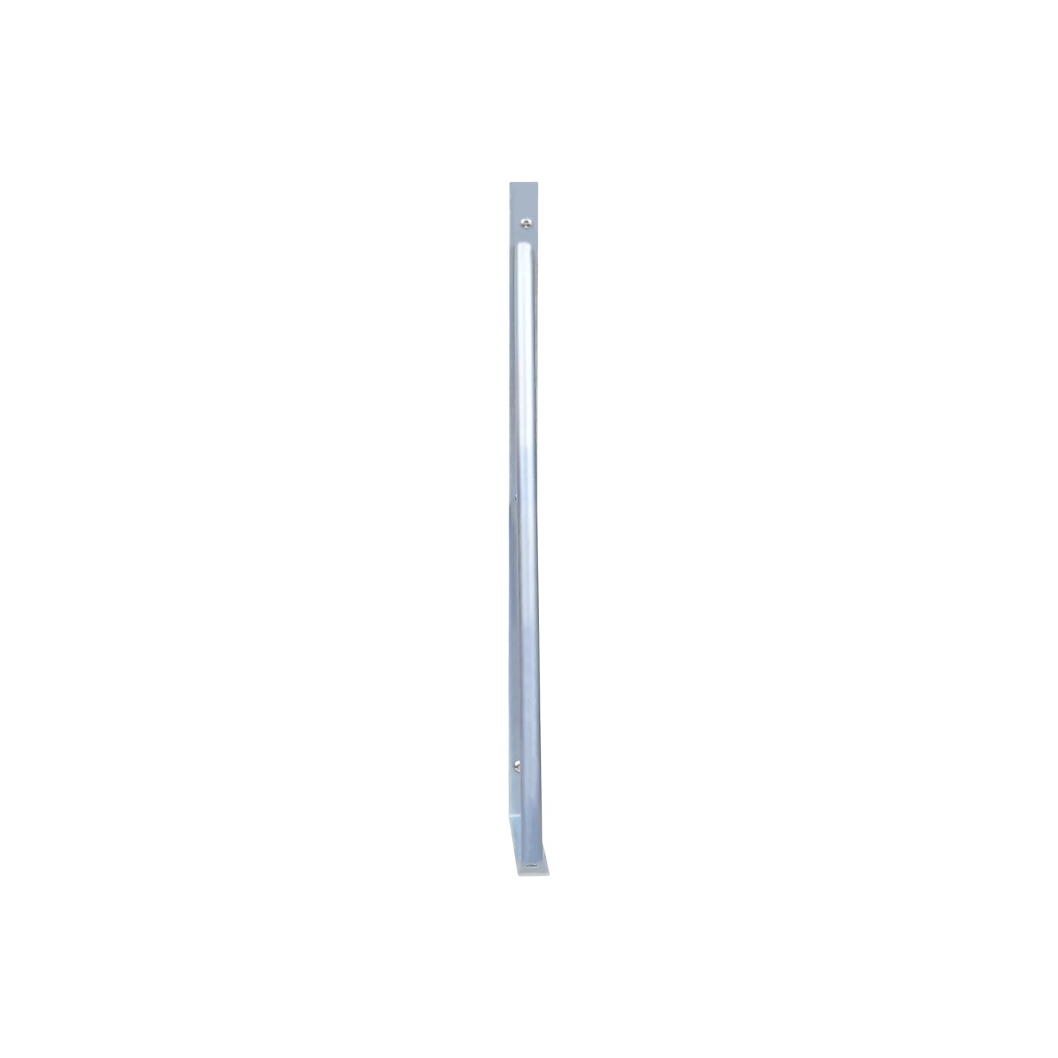 Supports de support vidaXL pour poteau de clôture 2 pièces acier galvanisé