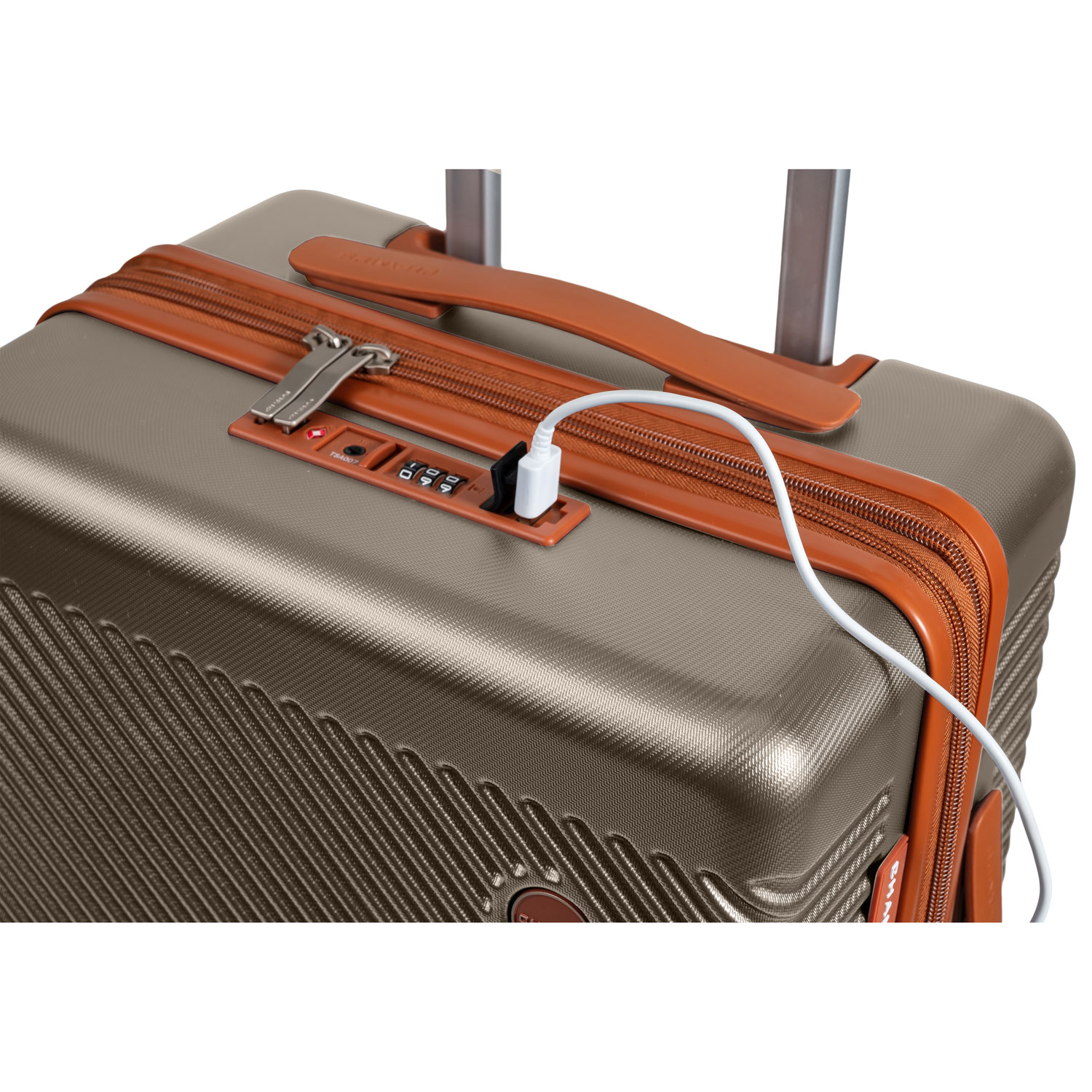 Champs Dream Collection 3-Piece Hard Side Expandable Luggage Set - Sand