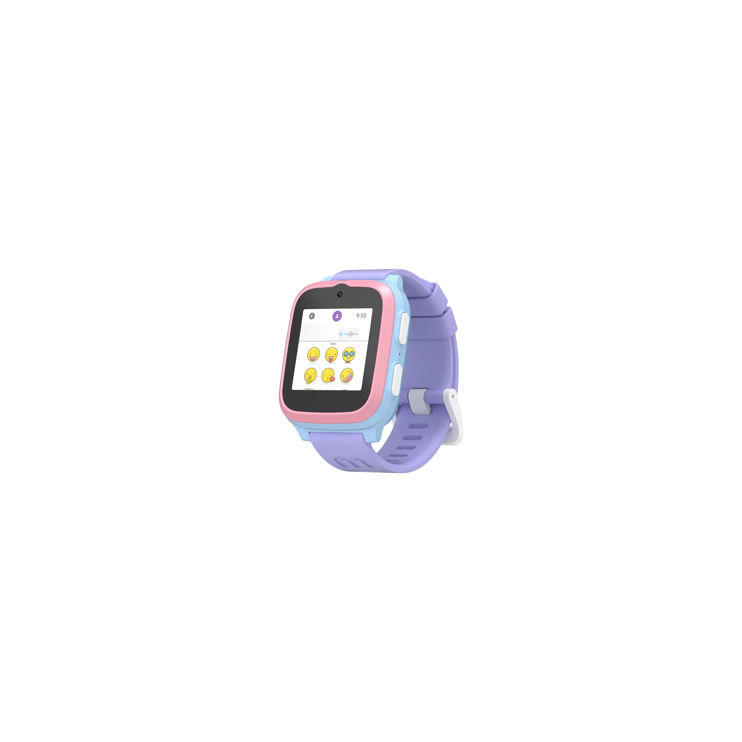 myFirst Fone S3 - 4G Kids Smart Watch Phone GPS Tracker, HD Video Call Voice Messaging Heart Rate - Cotton Candy