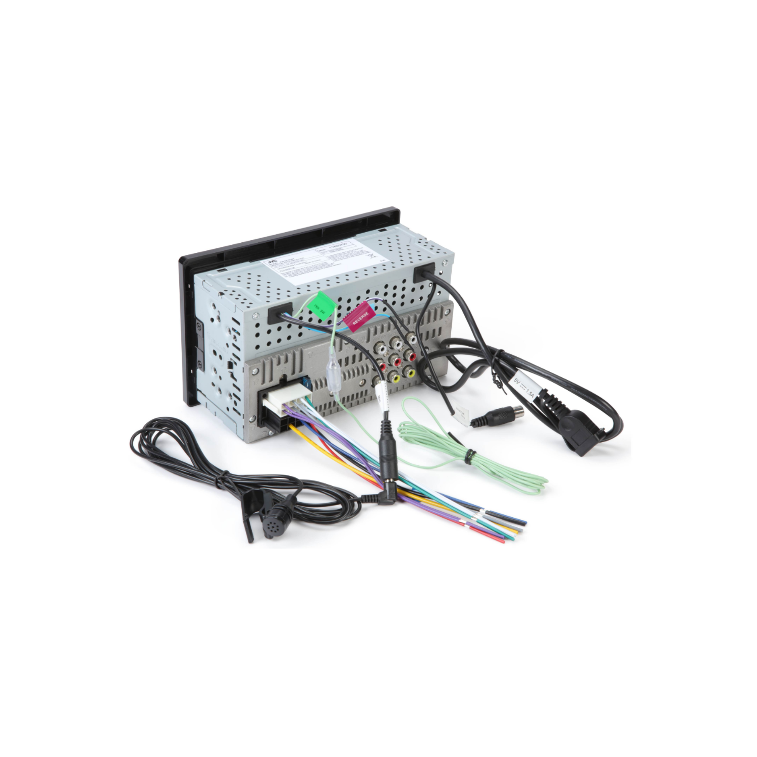 Récepteur multimédia numérique Bluetooth KW-M180BT 2-DIN avec écran tactile de 6,8 po de JVC