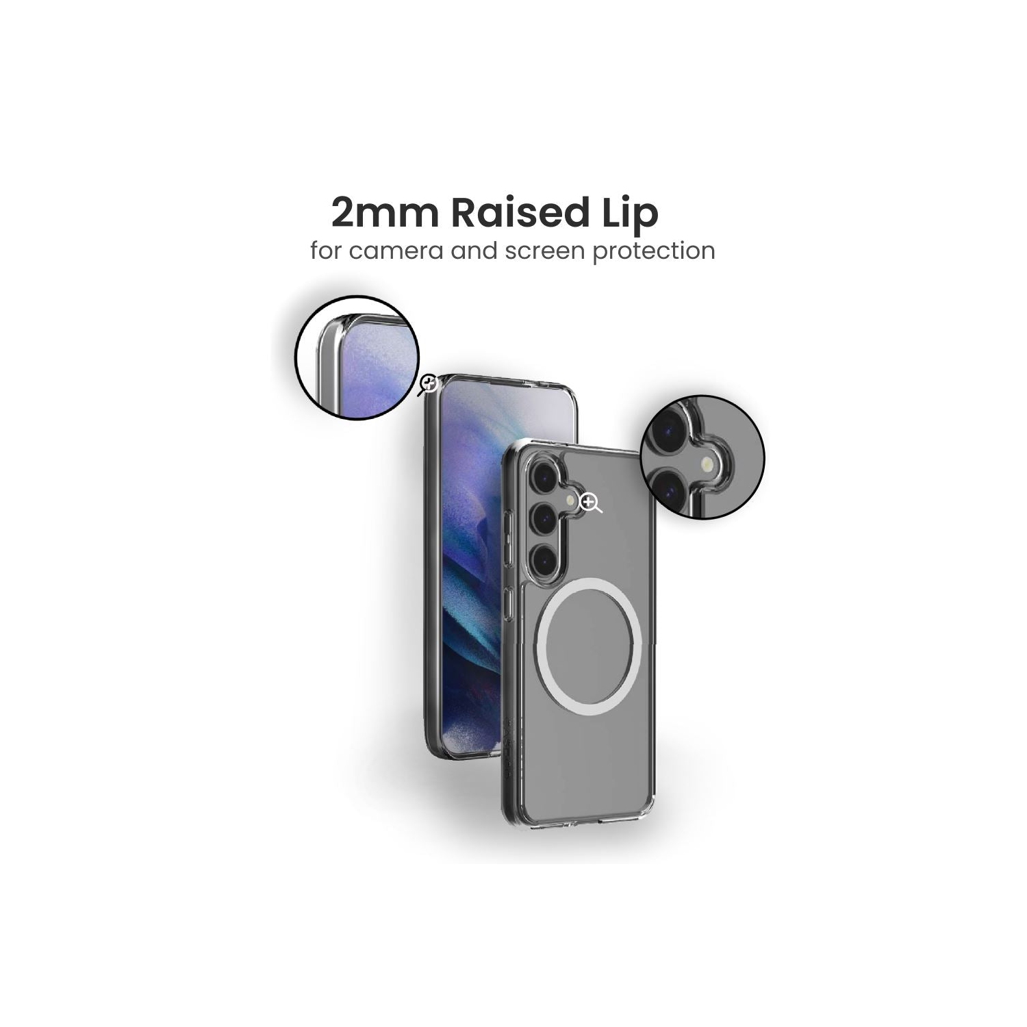 Samsung Galaxy S24 Clear Case with MagSafe