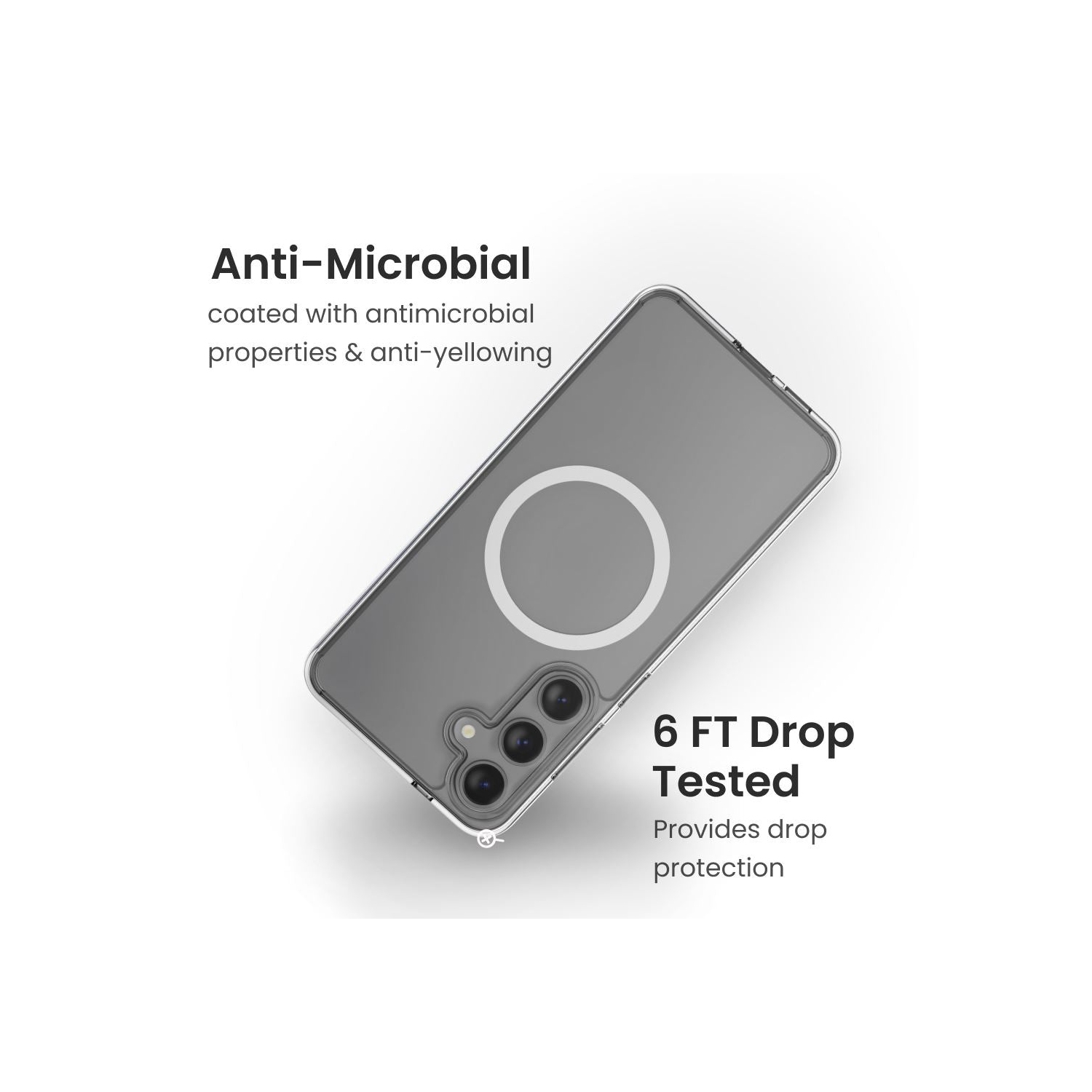 Samsung Galaxy S24 Clear Case with MagSafe