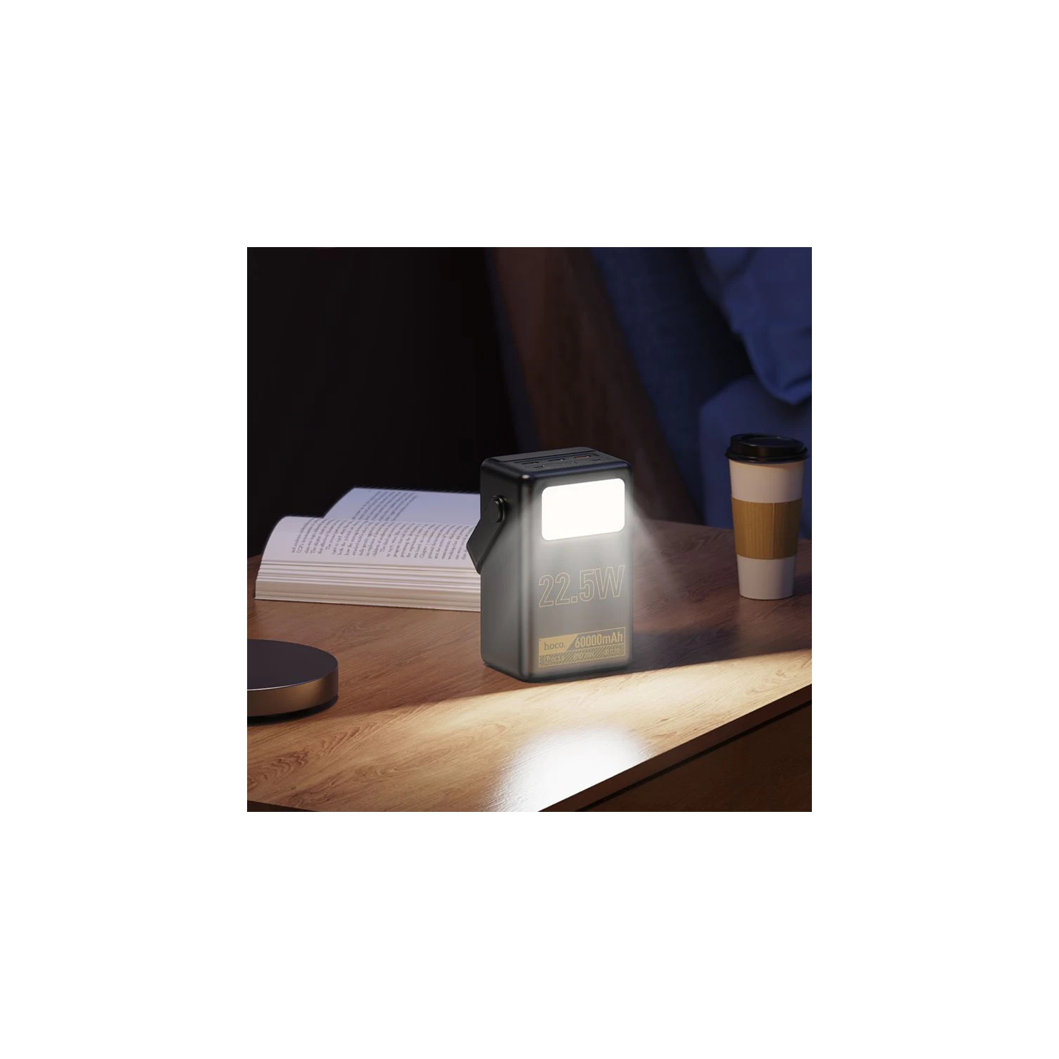 Chargeur de batterie externe portatif à lampe de poche puissante à DEL 65&nbsp;W de 60000&nbsp;mAh pour tablettes iPad de Samsung de iPhone