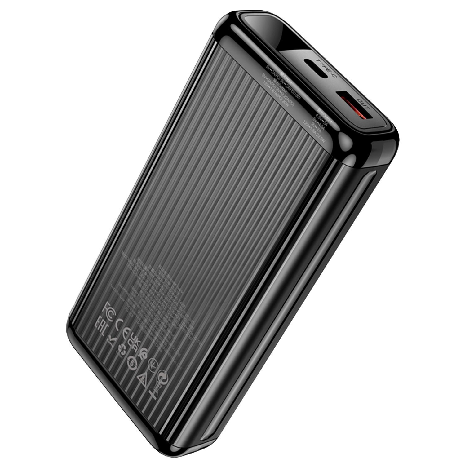 20000 mAh QC3.0 PD 20W USB-C External Battery Charger Portable Power Bank for iPhone Samsung iPad Tablets