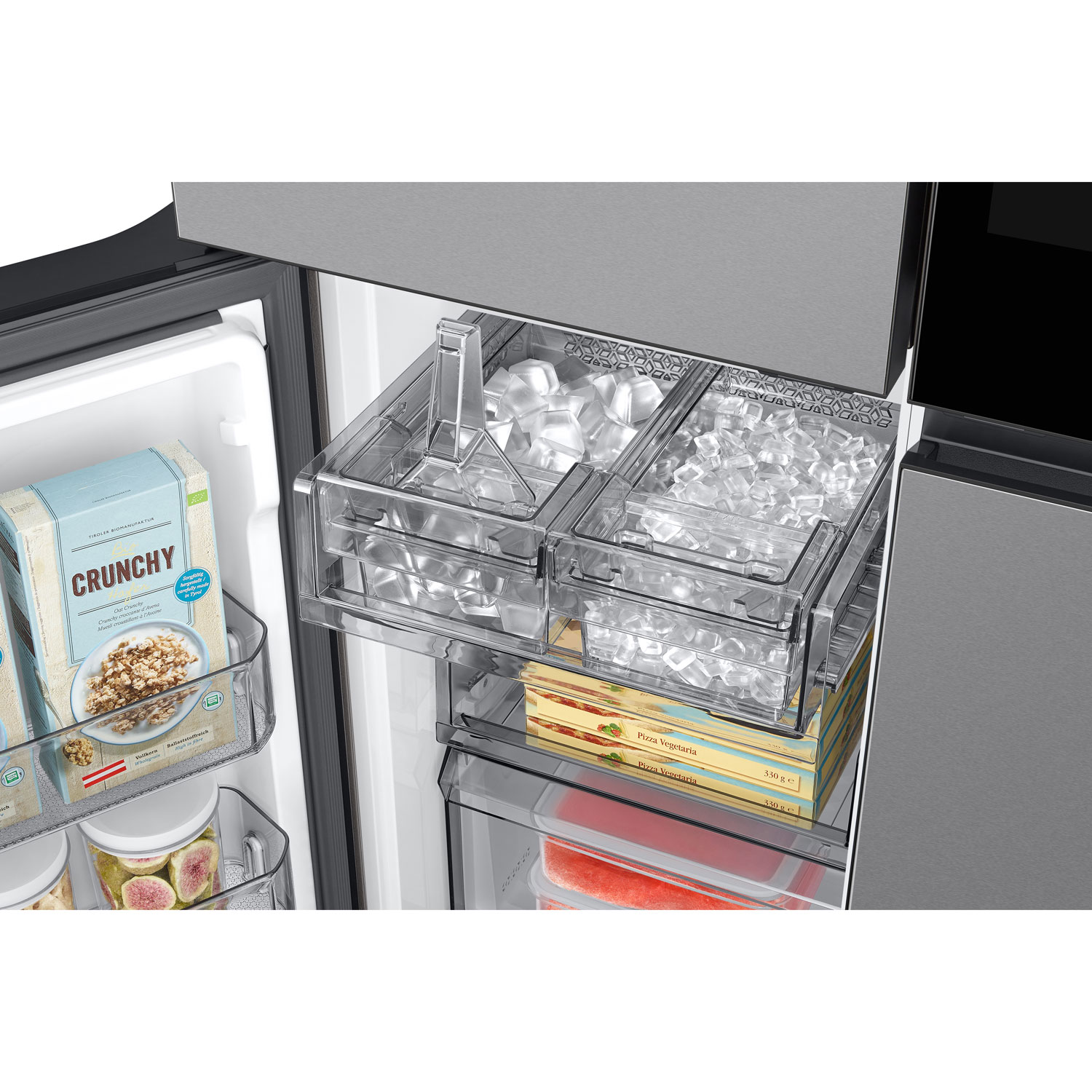 Samsung BESPOKE 36" 22.5 Cu Ft Counter Depth 4-Door Flex Refrigerator w/ AI Family Hub -SS