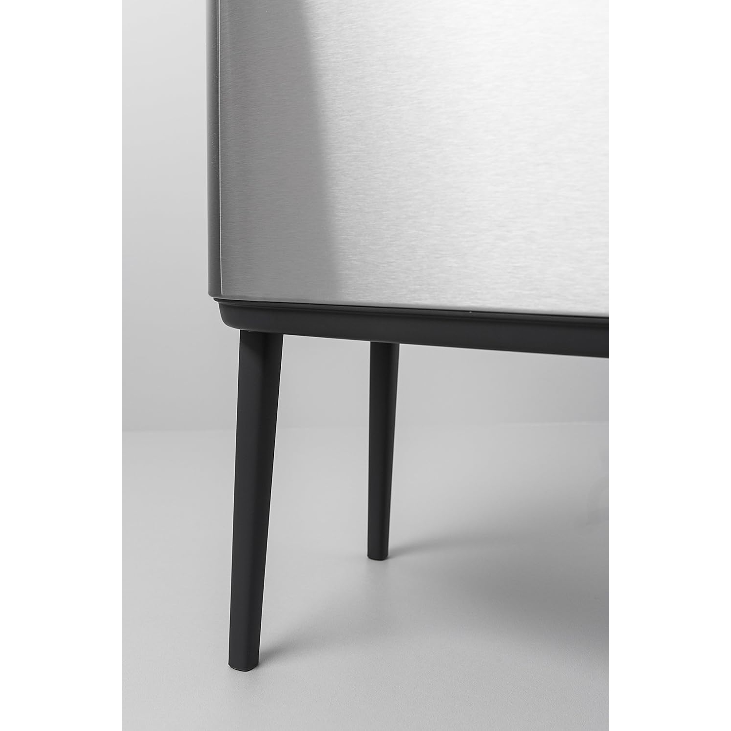 Brabantia – bac tactile Bo avec compartiments en plastique, 3 x acier mat 11&nbsp;L résistant aux traces de doigts, 3 intérieur