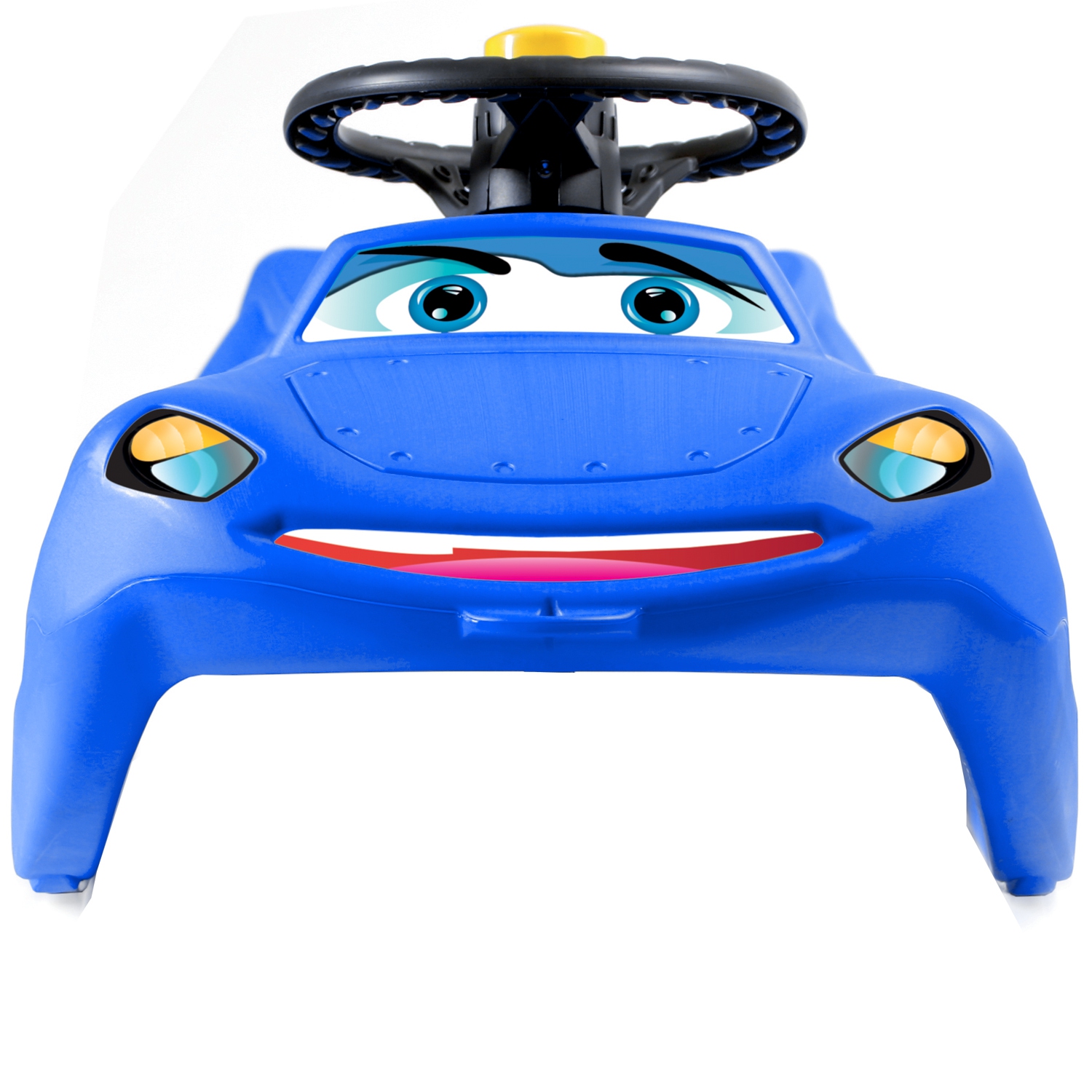 Luge d'hiver ArcticThrill pour enfants - luge SnoWheel - toboggan avec corde et volant décoratif; traîneau d'hiver en plastique pour les tout-petits