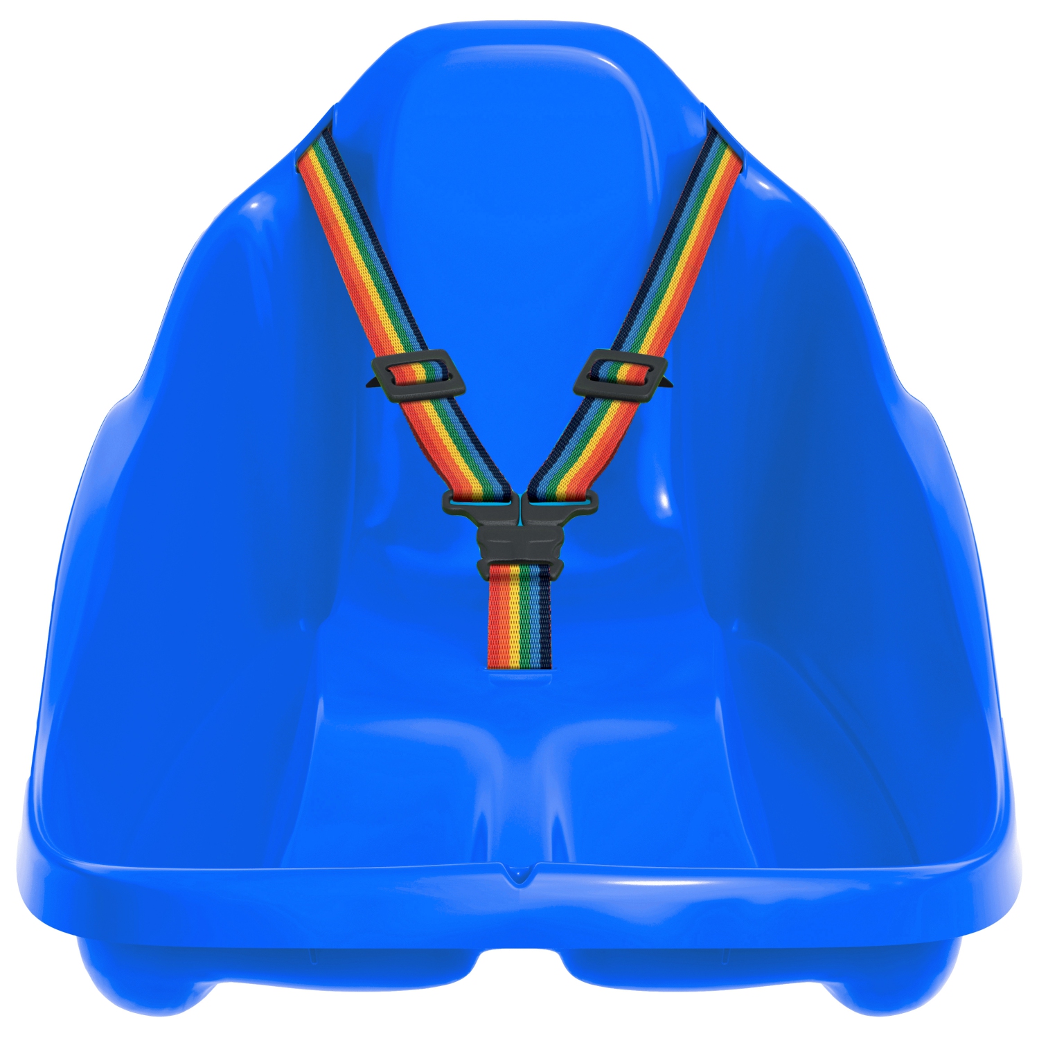 ArcticThrill Snow Sled for Kids - ExploRide Sledge - Toboggan with Pull Rope and Safety Belt; Outdoor Plastic Winter Sleigh for Toddlers & Kids