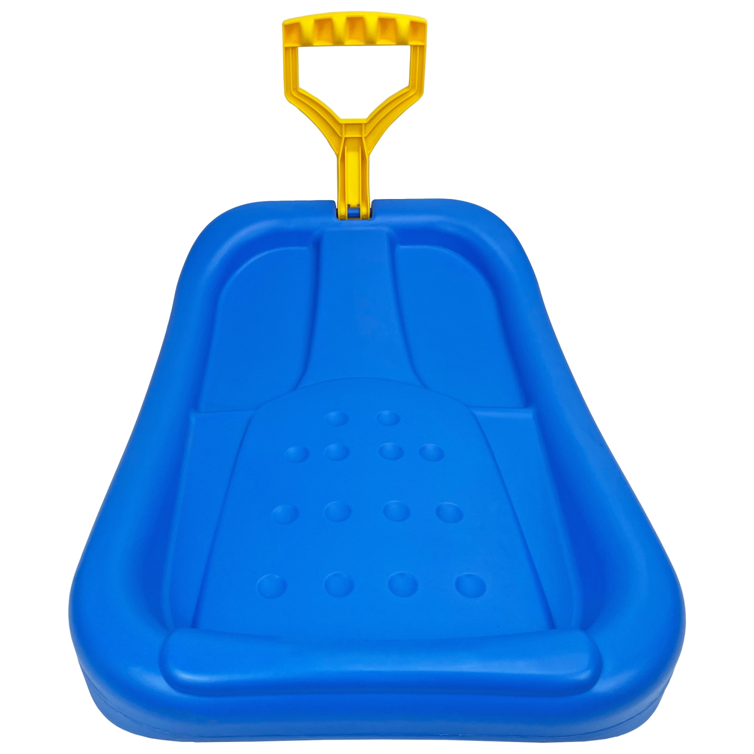 ArcticThrill Snow Sled for Kids - SnowPilot Slider - Single Rider Downhill Toboggan with Adjustable Handle; Outdoor Plastic Winter Sleigh for