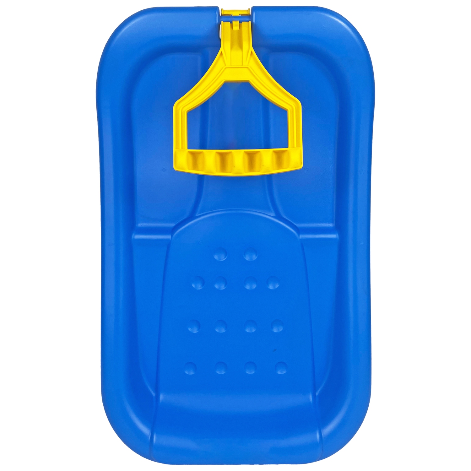 ArcticThrill Snow Sled for Kids - SnowPilot Slider - Single Rider Downhill Toboggan with Adjustable Handle; Outdoor Plastic Winter Sleigh for