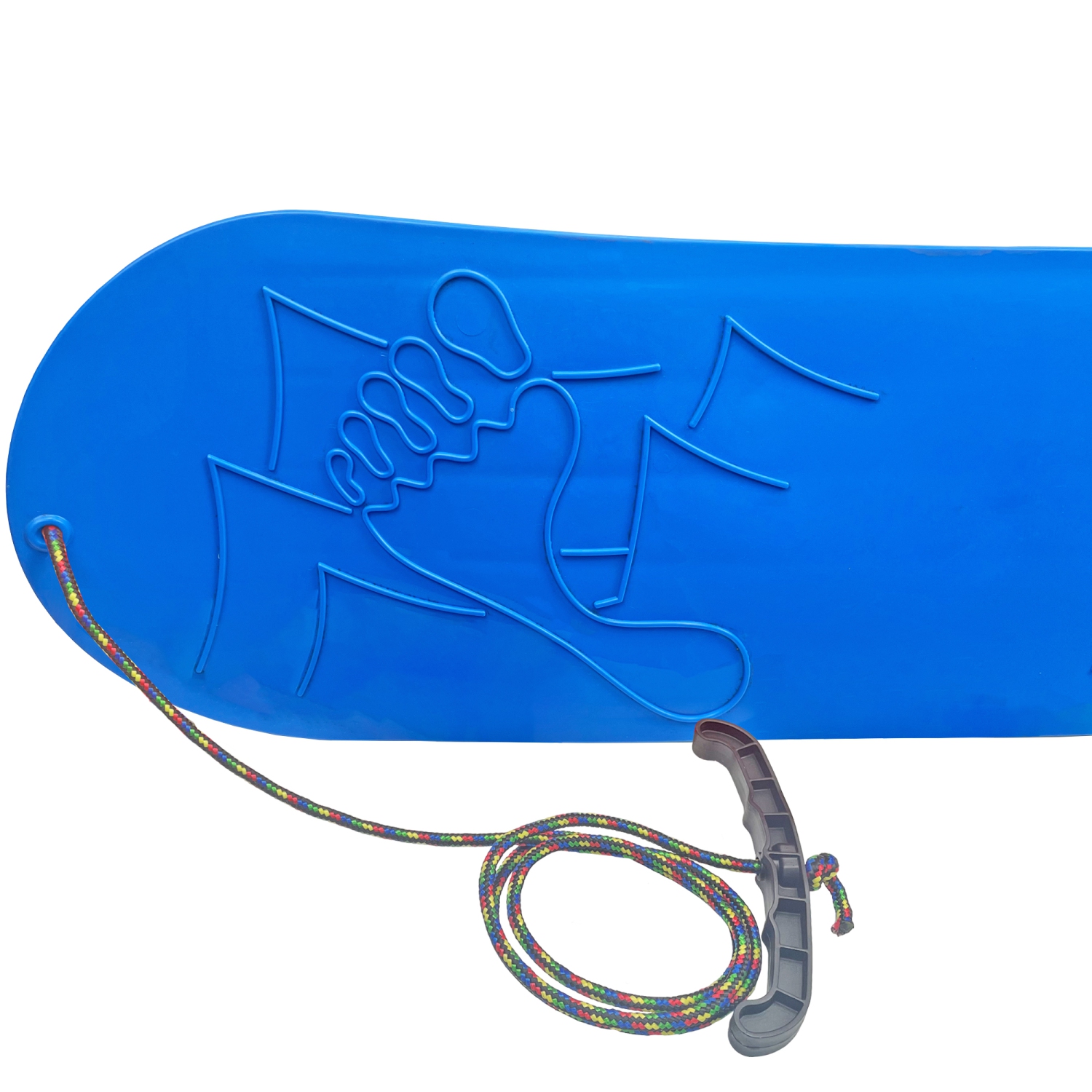 ArcticThrill Snow Sled for Kids - SnowMotion - Slider Board with Pull Rope; Outdoor Plastic Winter Sleigh for Toddlers & Kids