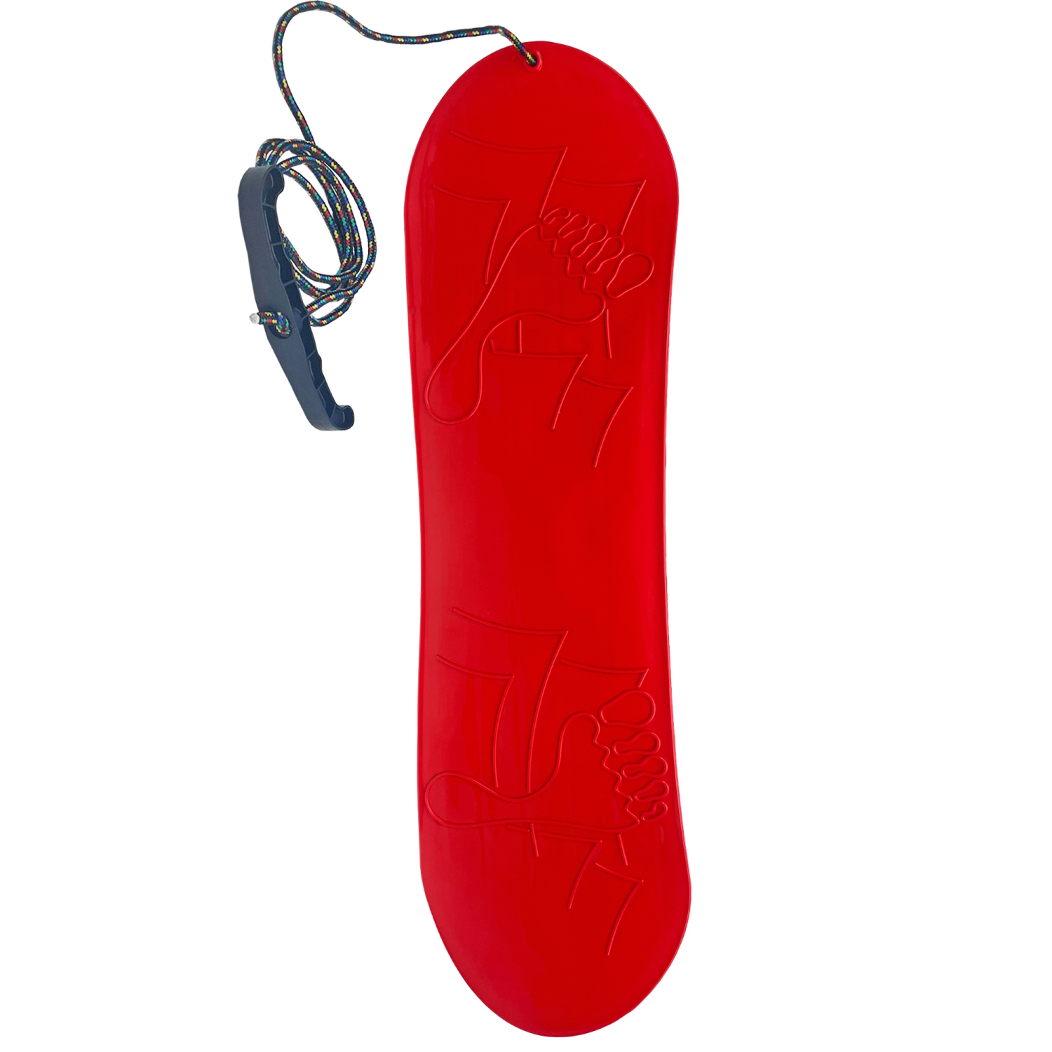 ArcticThrill Snow Sled for Kids - SnowMotion - Slider Board with Pull Rope; Outdoor Plastic Winter Sleigh for Toddlers & Kids