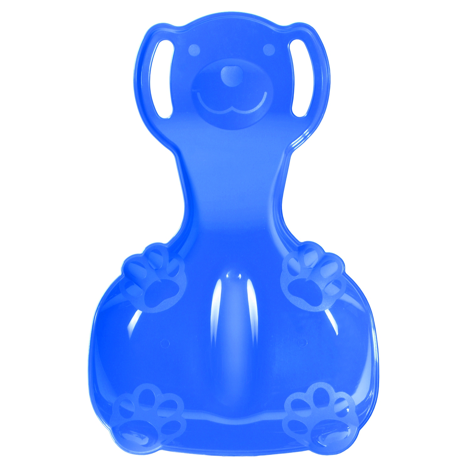 Luge de neige ArcticThrill pour enfants - le Teddy Bear Slider - Toboggan downhill simple Rider avec poignées; traîneau d'hiver en plastique pour les