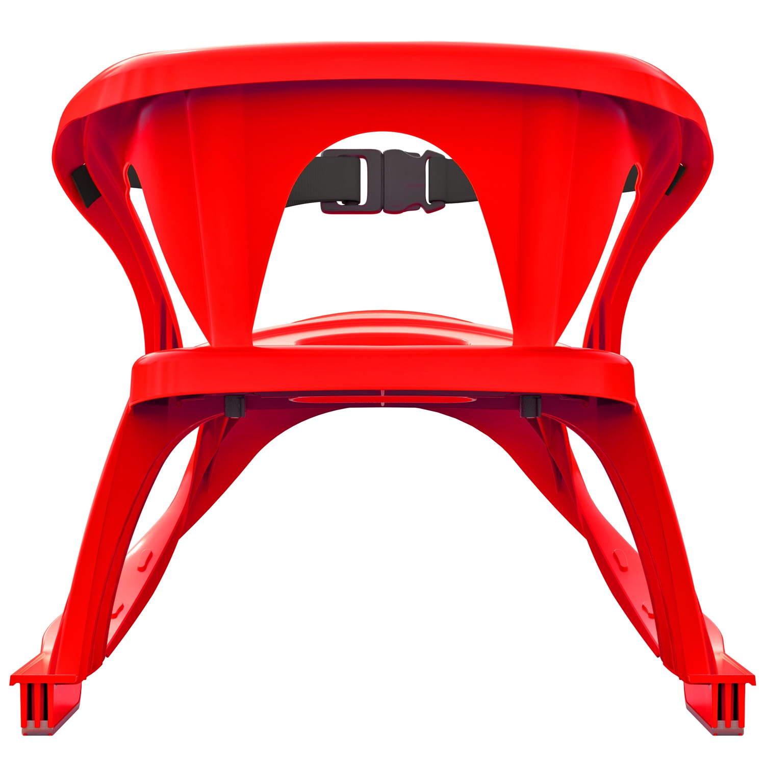 ArcticThrill Snow Sled for Kids - SnowCruise Sledge - Toboggan with Pull Rope, Backrest and Safety Belt; Outdoor Plastic Winter Sleigh for Toddlers &